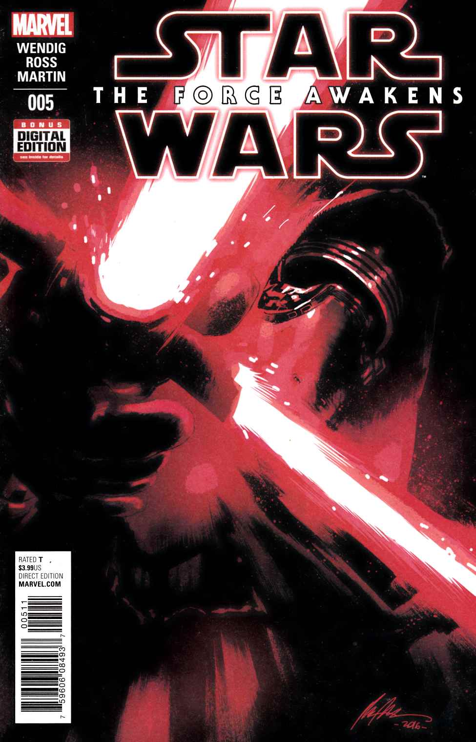 Star Wars Force Awakens Adaptation #5 [Marvel Comic] LARGE
