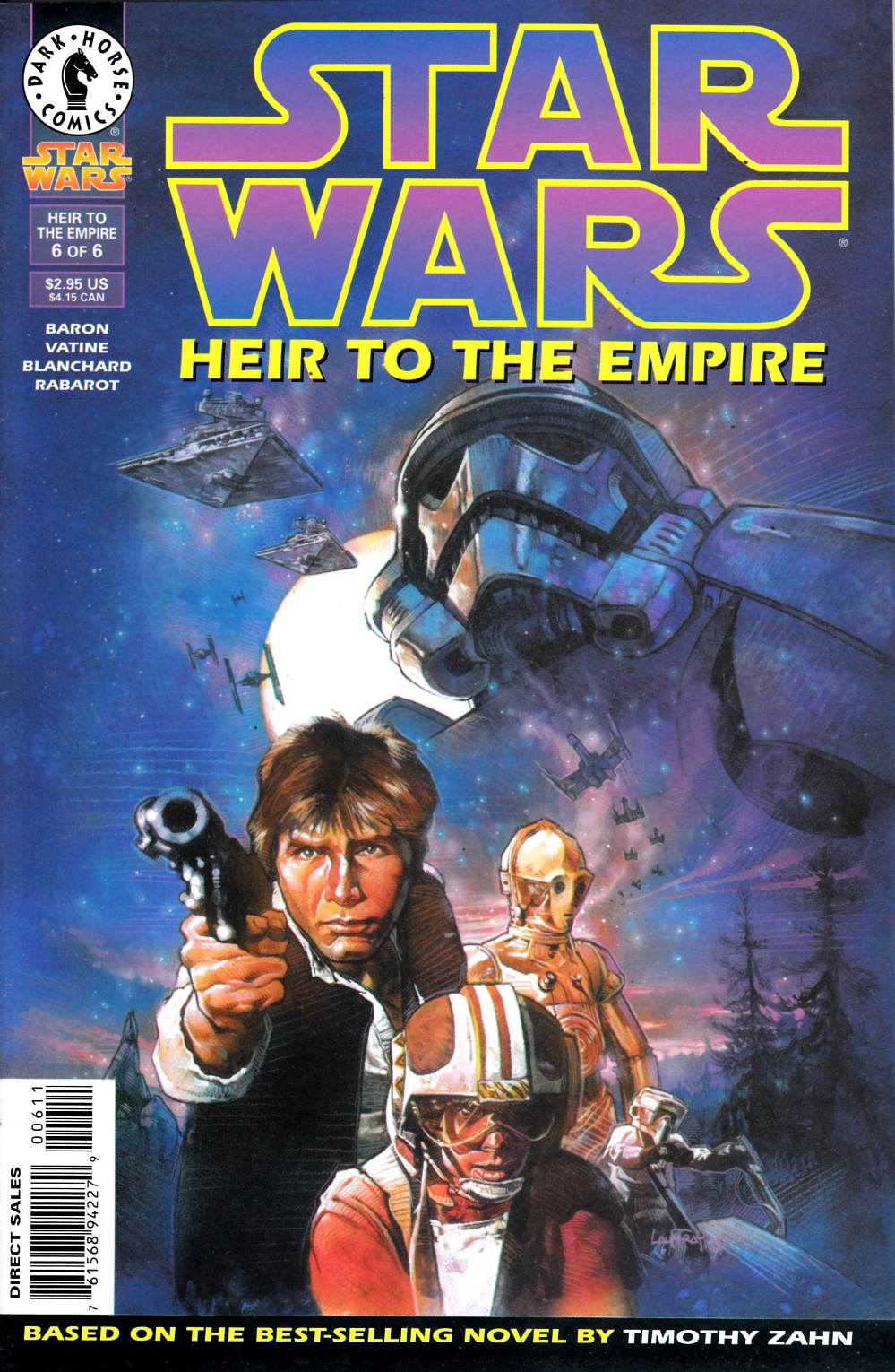 Star Wars Heir to the Empire #6 Very Fine (8.0) [Dark Horse Comic] THUMBNAIL