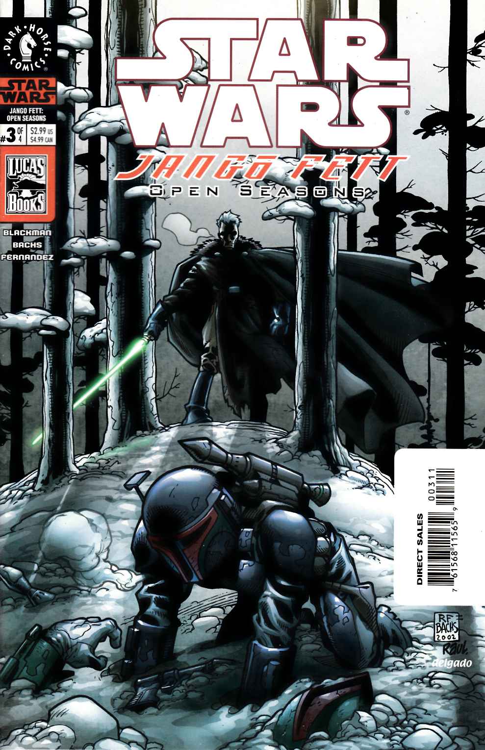 Star Wars Jango Fett Open Seasons #3 Near Mint (9.4) [Dark Horse Comic] THUMBNAIL