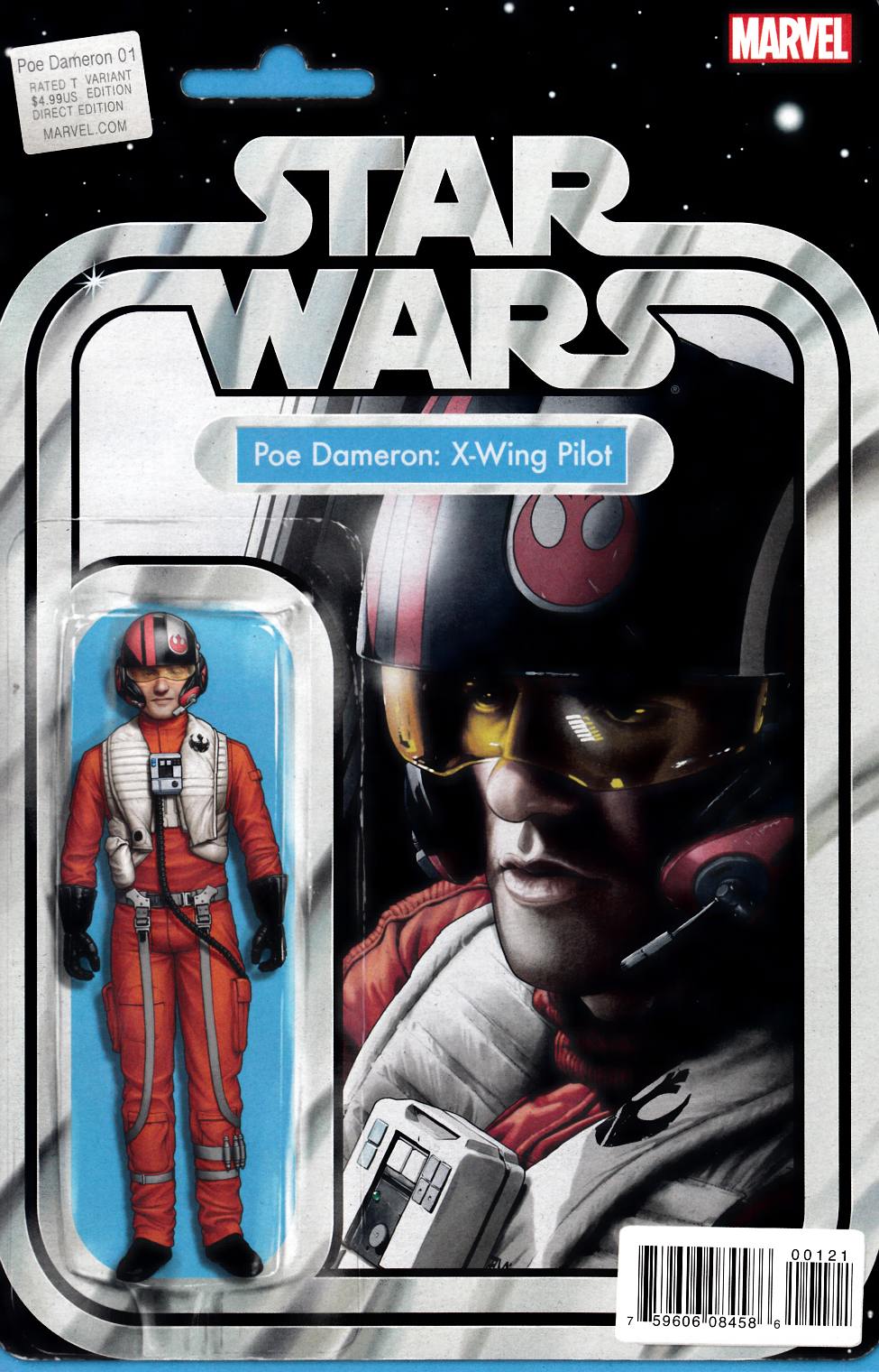 Star Wars Poe Dameron #1 Christopher Action Figure Variant Cover [Marvel Comic] LARGE