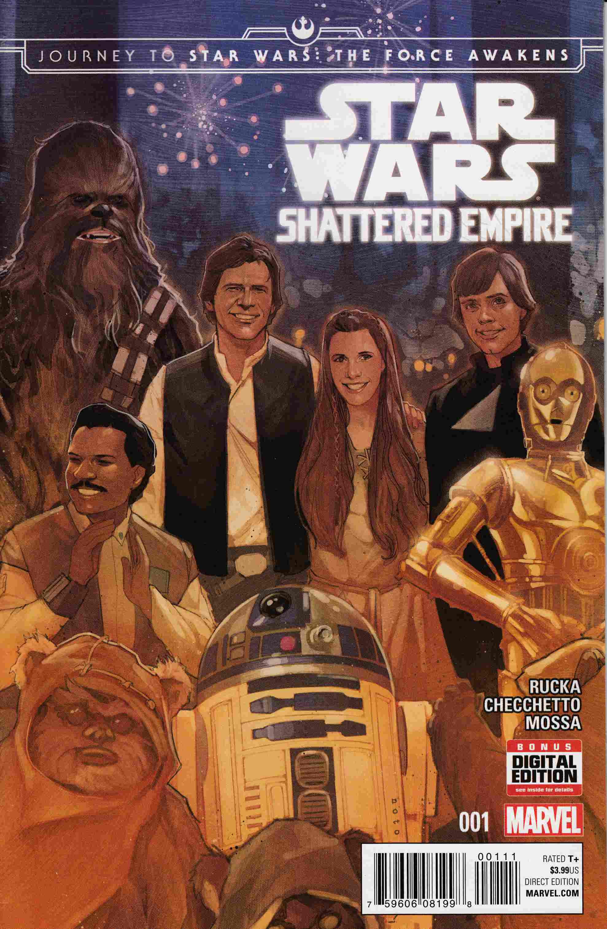 Star Wars Force Awakens Shattered Empire #1 Near Mint (9.4) [Marvel Comic] THUMBNAIL