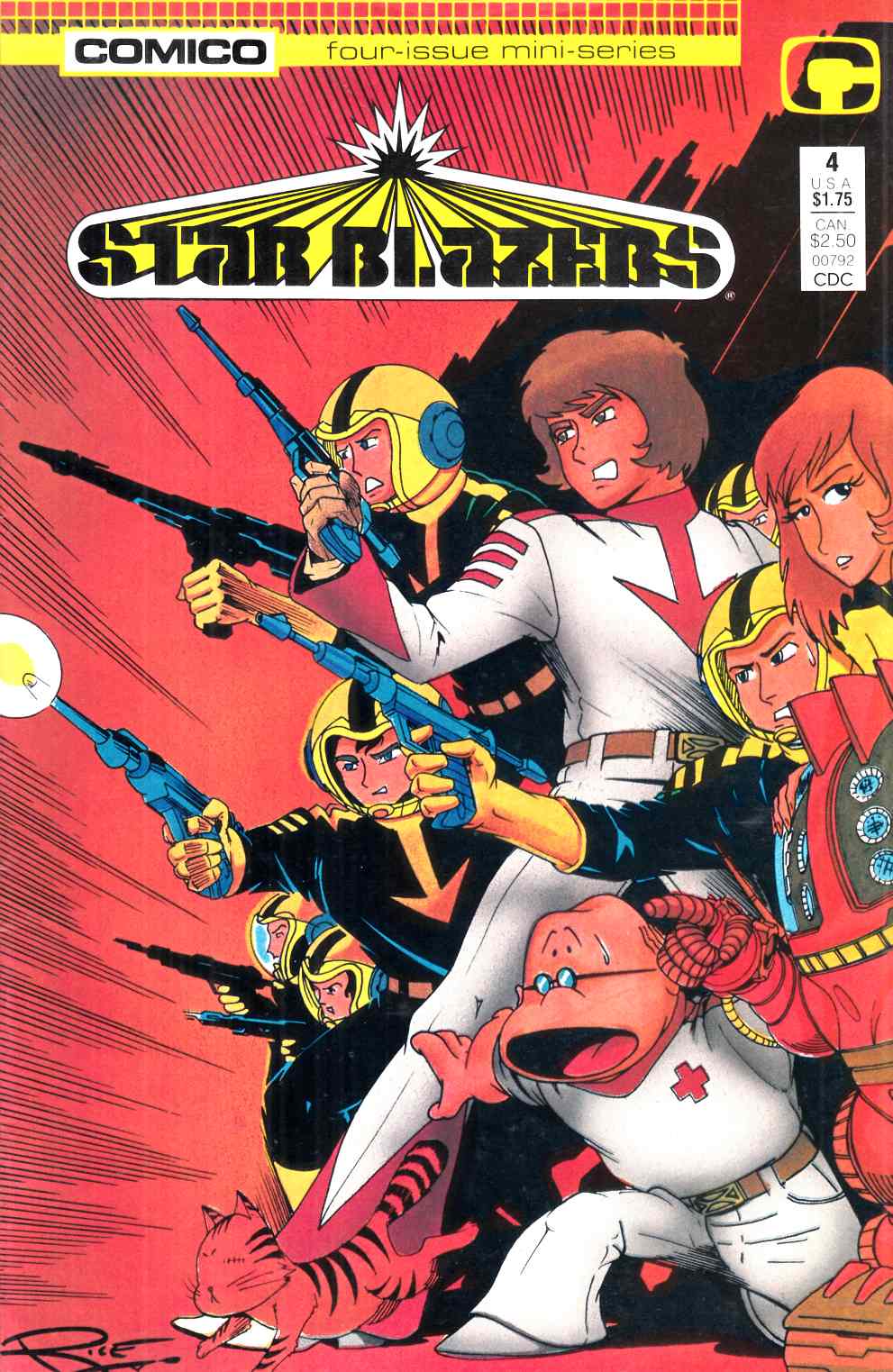 Star Blazers #4 Very Fine (8.0) [Comico Comic] THUMBNAIL