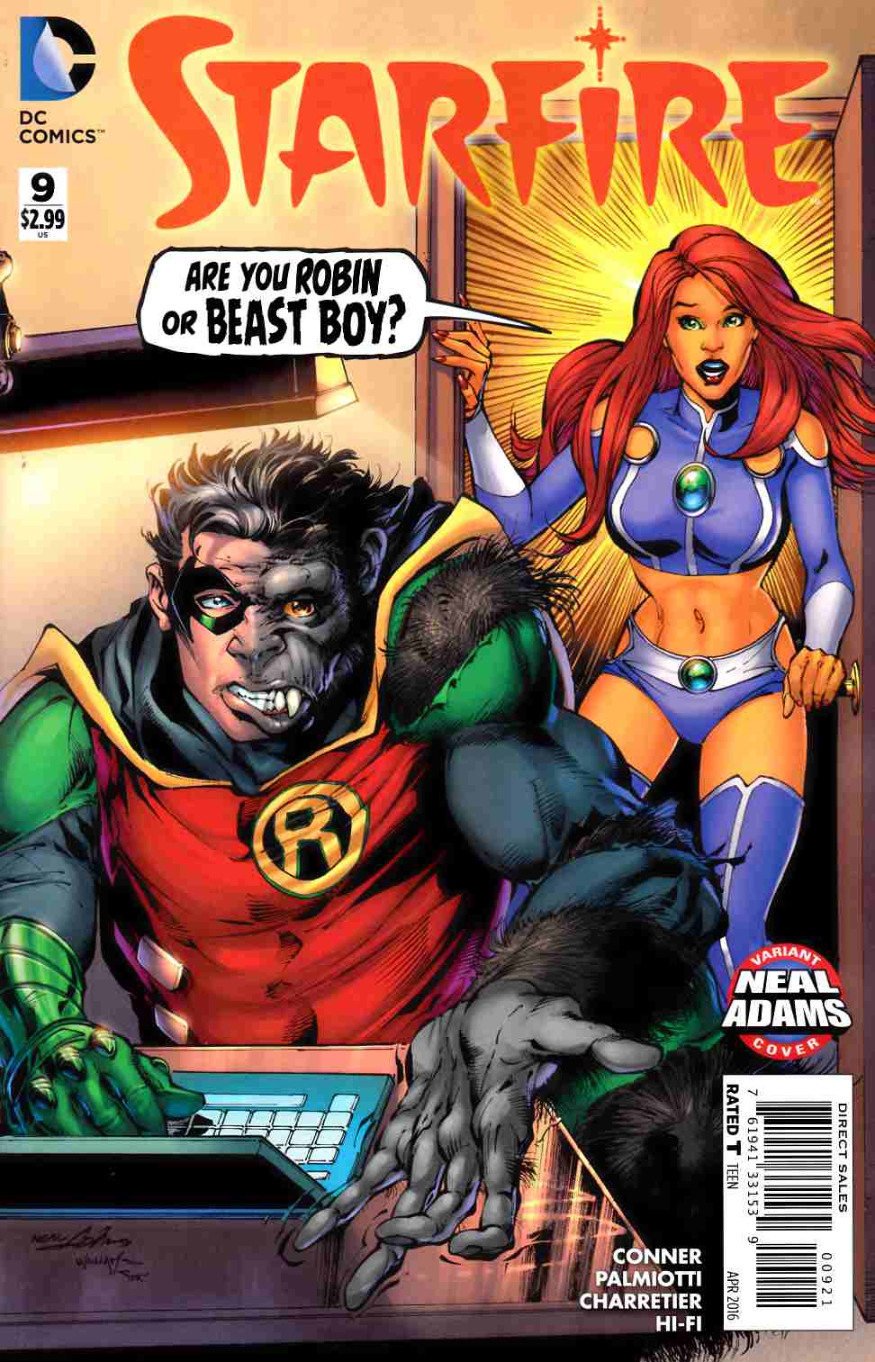 Starfire #9 Neal Adams Variant Cover [DC Comic] THUMBNAIL