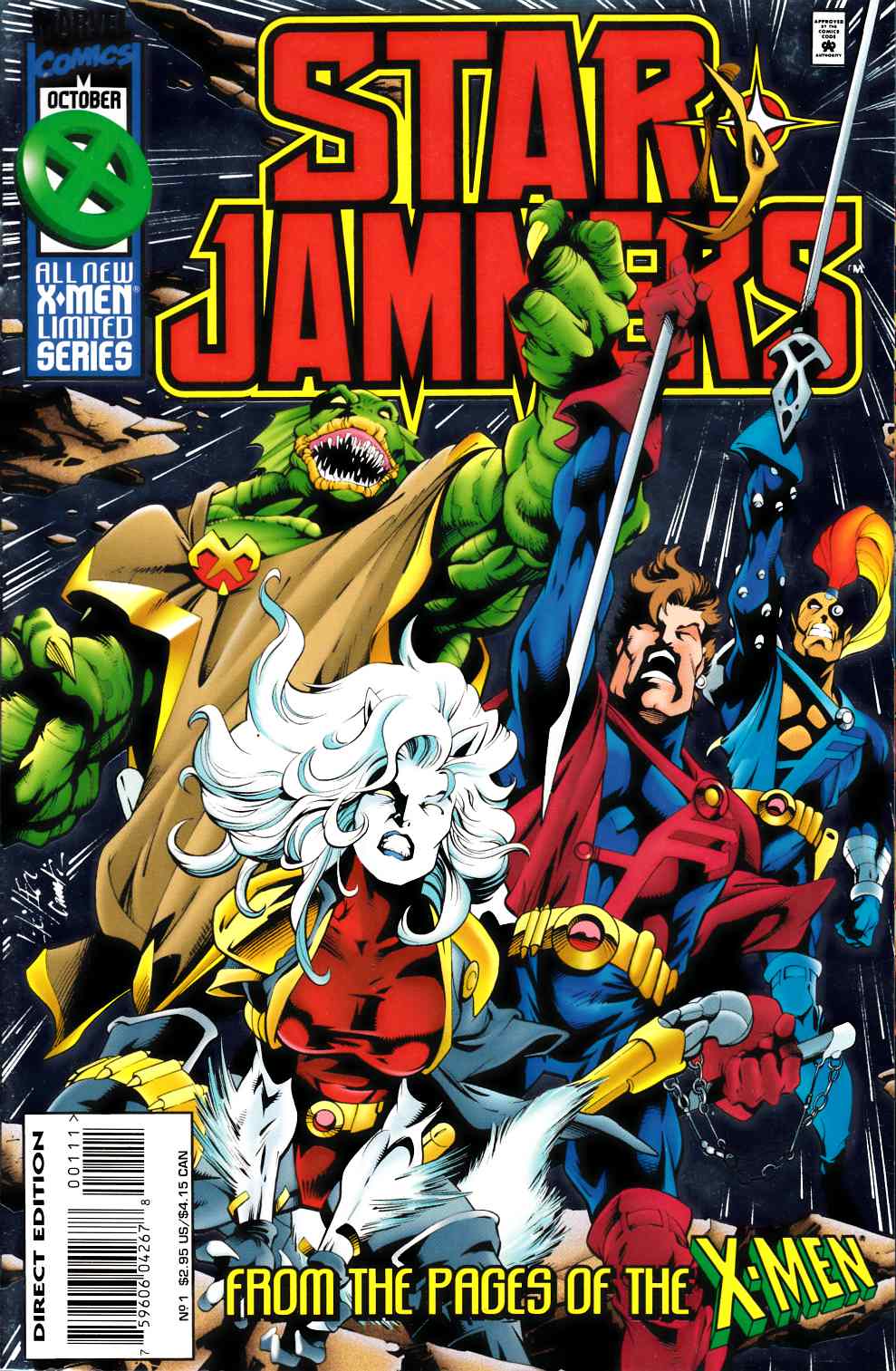 Starjammers #1 Near Mint Minus (9.2) [Marvel Comic] THUMBNAIL