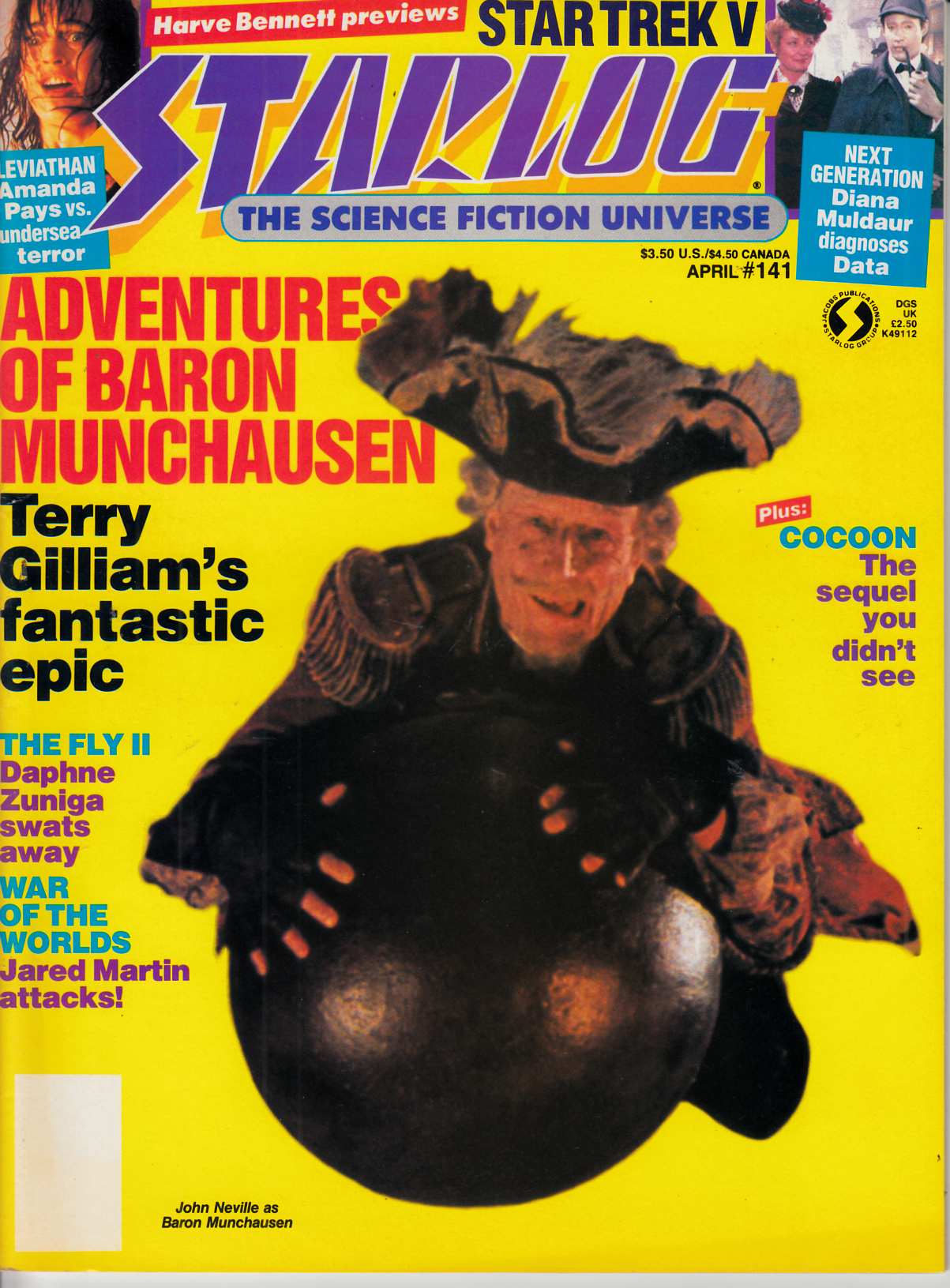 Starlog Magazine #141 Near Mint Minus (9.2) [Starlog Magazine] THUMBNAIL