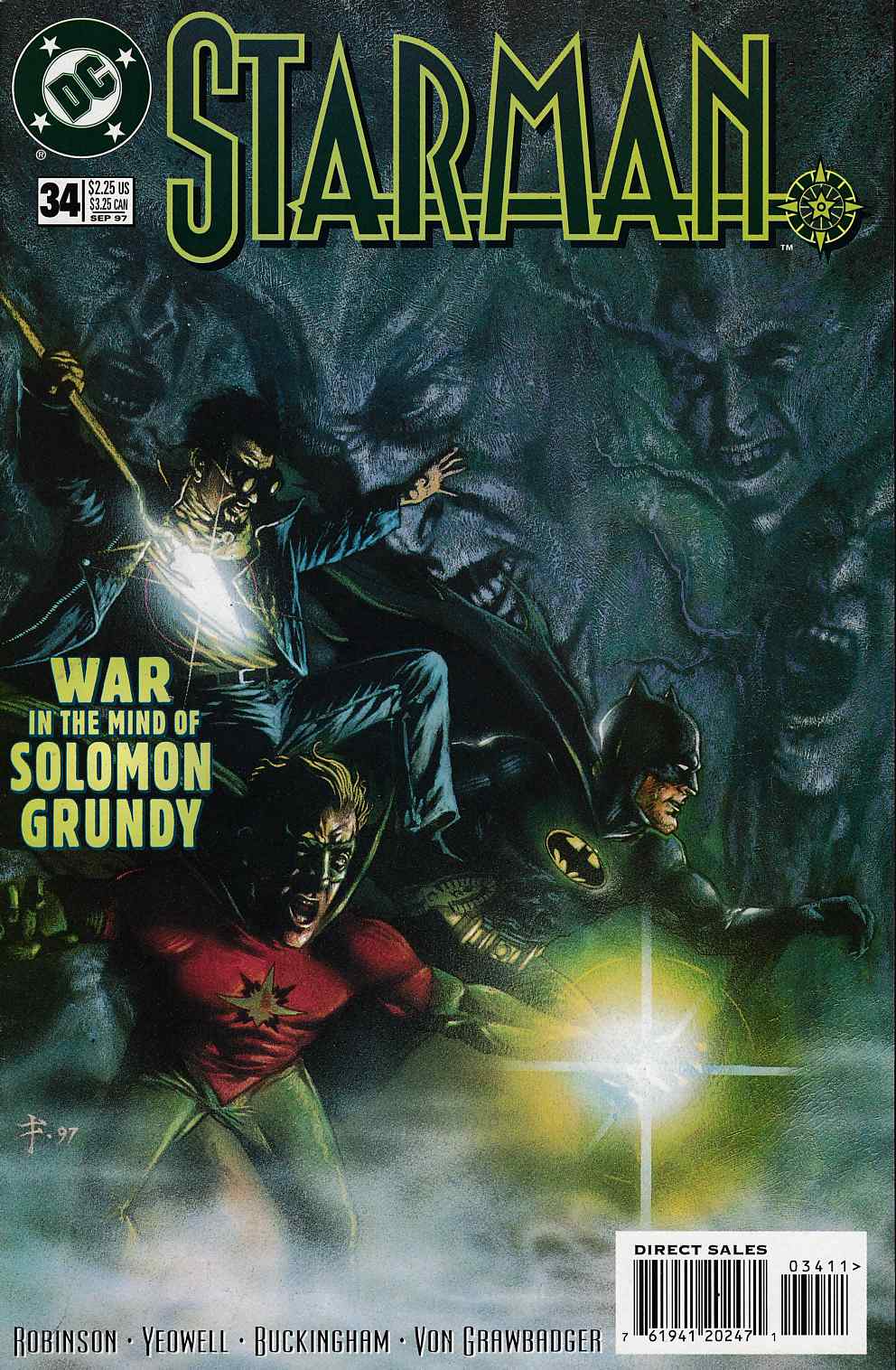 Starman #34 Near Mint (9.4) [DC Comic] LARGE