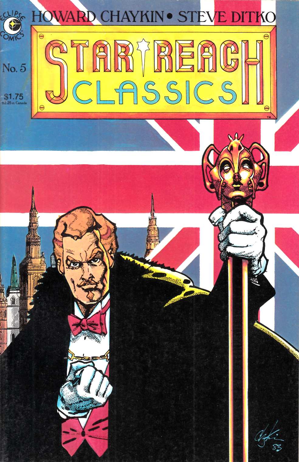 Star Reach Classics #5 Fine (6.0) [Eclipse Comic] LARGE