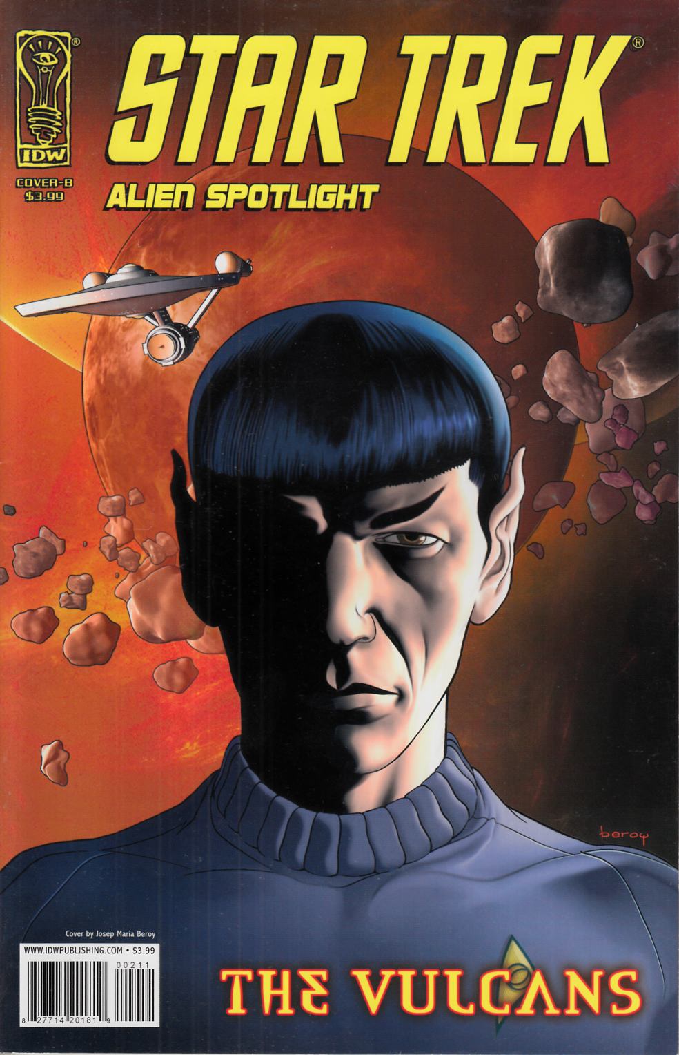Star Trek Alien Spotlight Vulcans #1 Cover B Near Mint (9.4) [IDW Comic] THUMBNAIL