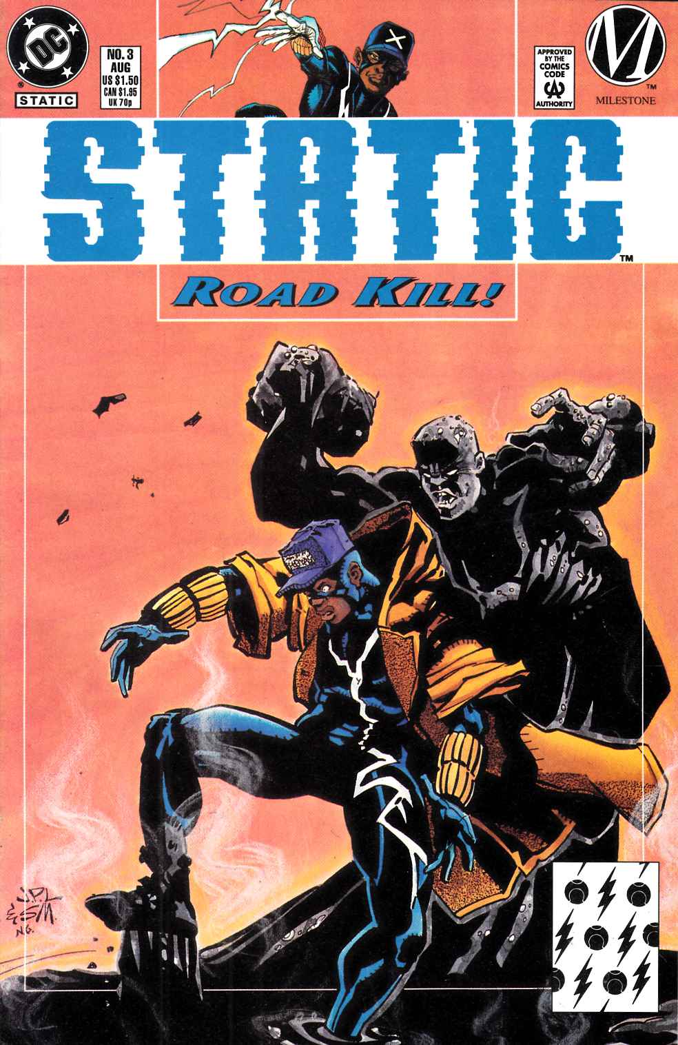 Static #3 Very Fine (8.0) [DC Comic] LARGE