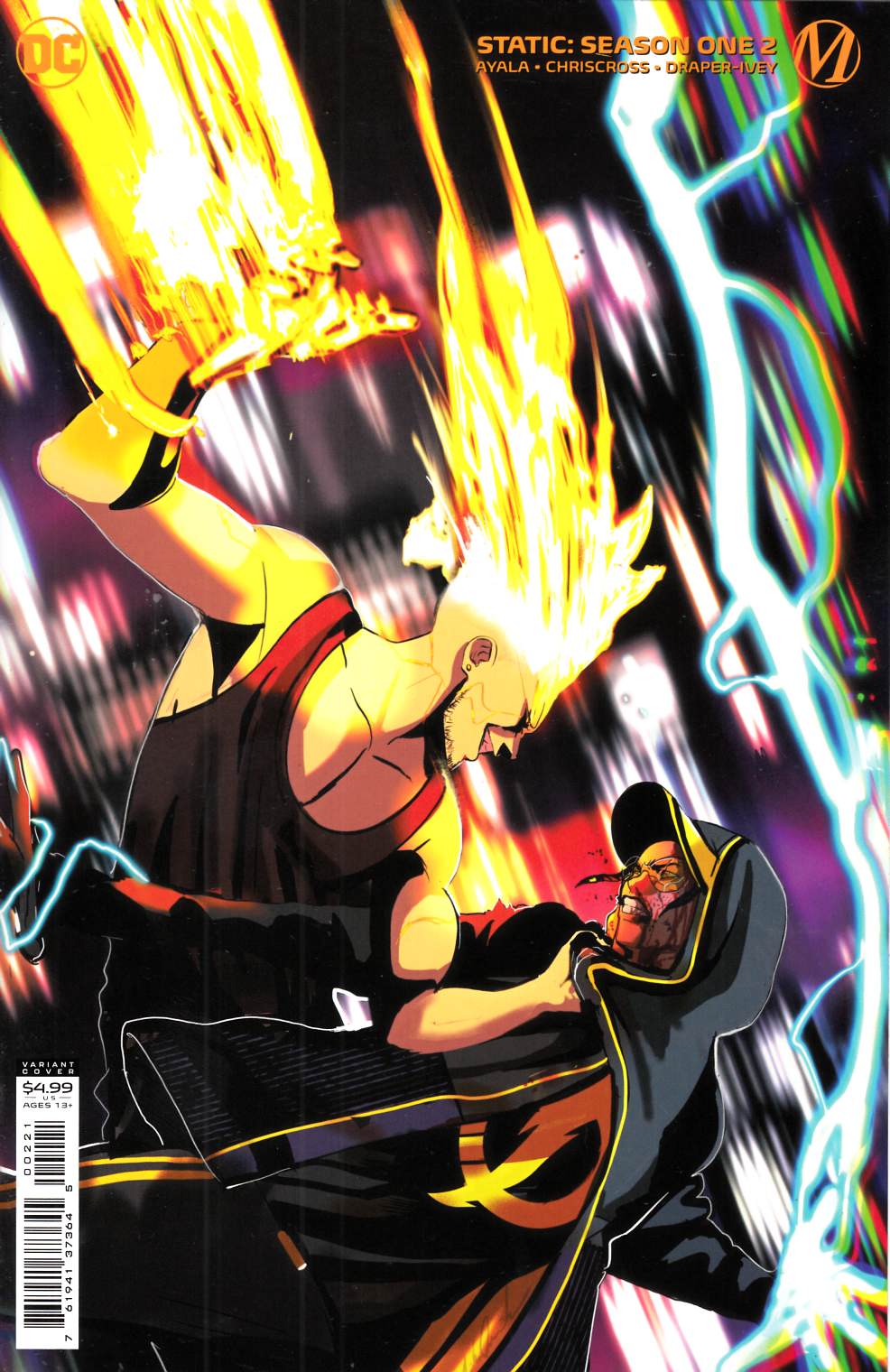Static Season One #2 Draper-Ivey Variant Cover Near Mint (9.4) [DC Comic] LARGE