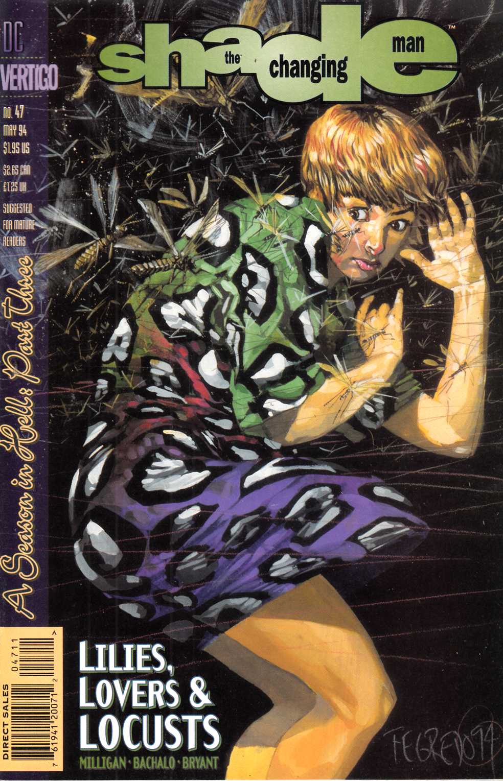 Shade the Changing Man #47 Near Mint (9.4) [DC Comic] LARGE