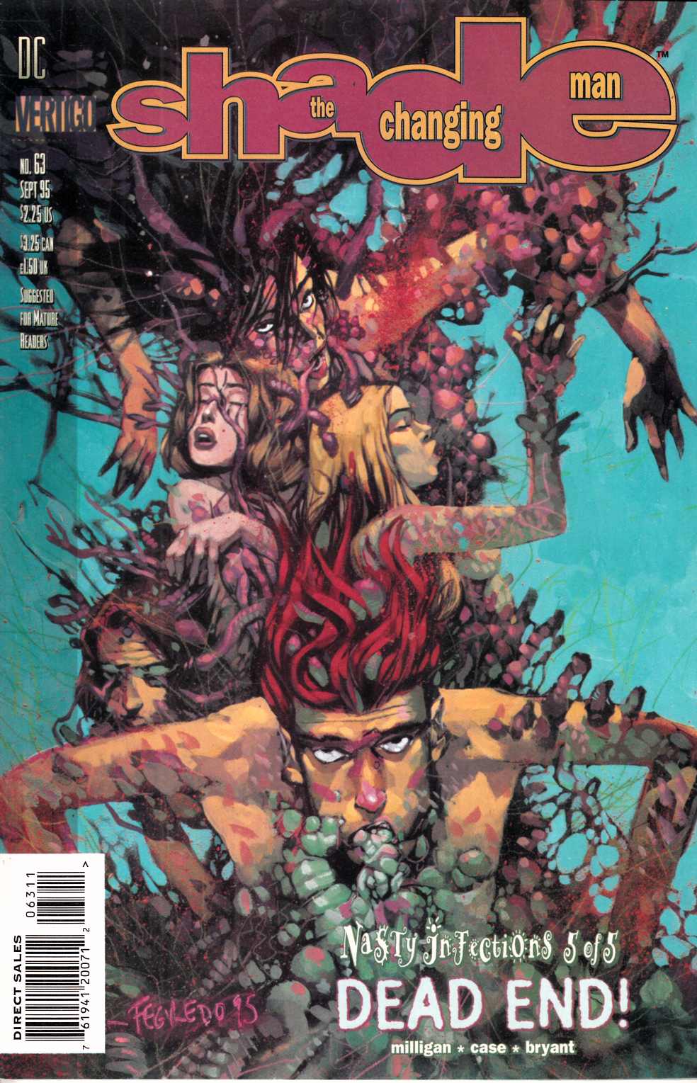 Shade the Changing Man #63 Near Mint (9.4) [DC Comic] LARGE