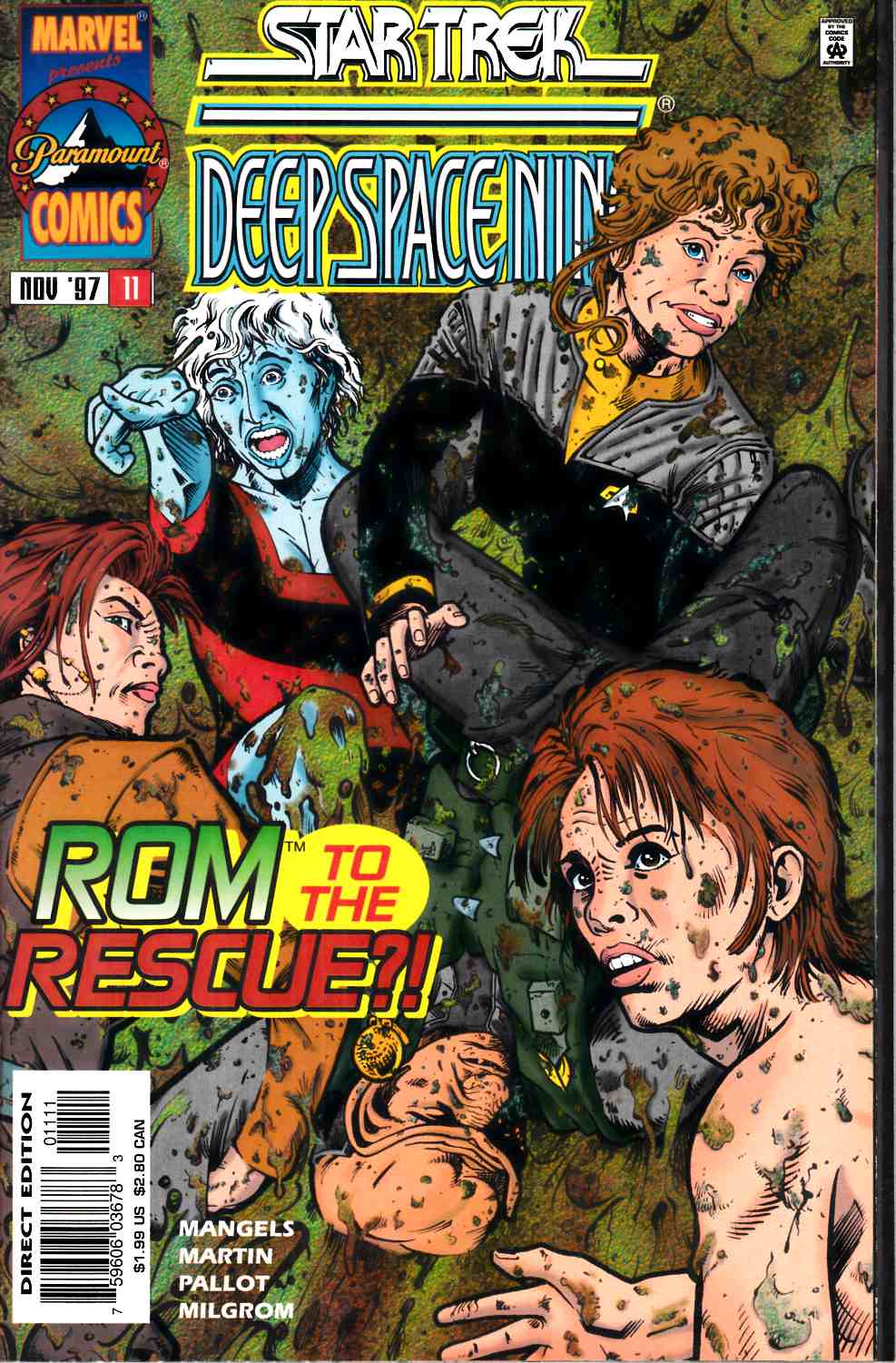 Star Trek Deep Space Nine #11 Very Fine (8.0) [Marvel Comic] LARGE