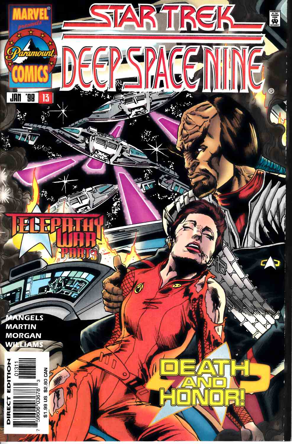 Star Trek Deep Space Nine #13 Near Mint (9.4) [Marvel Comic] LARGE