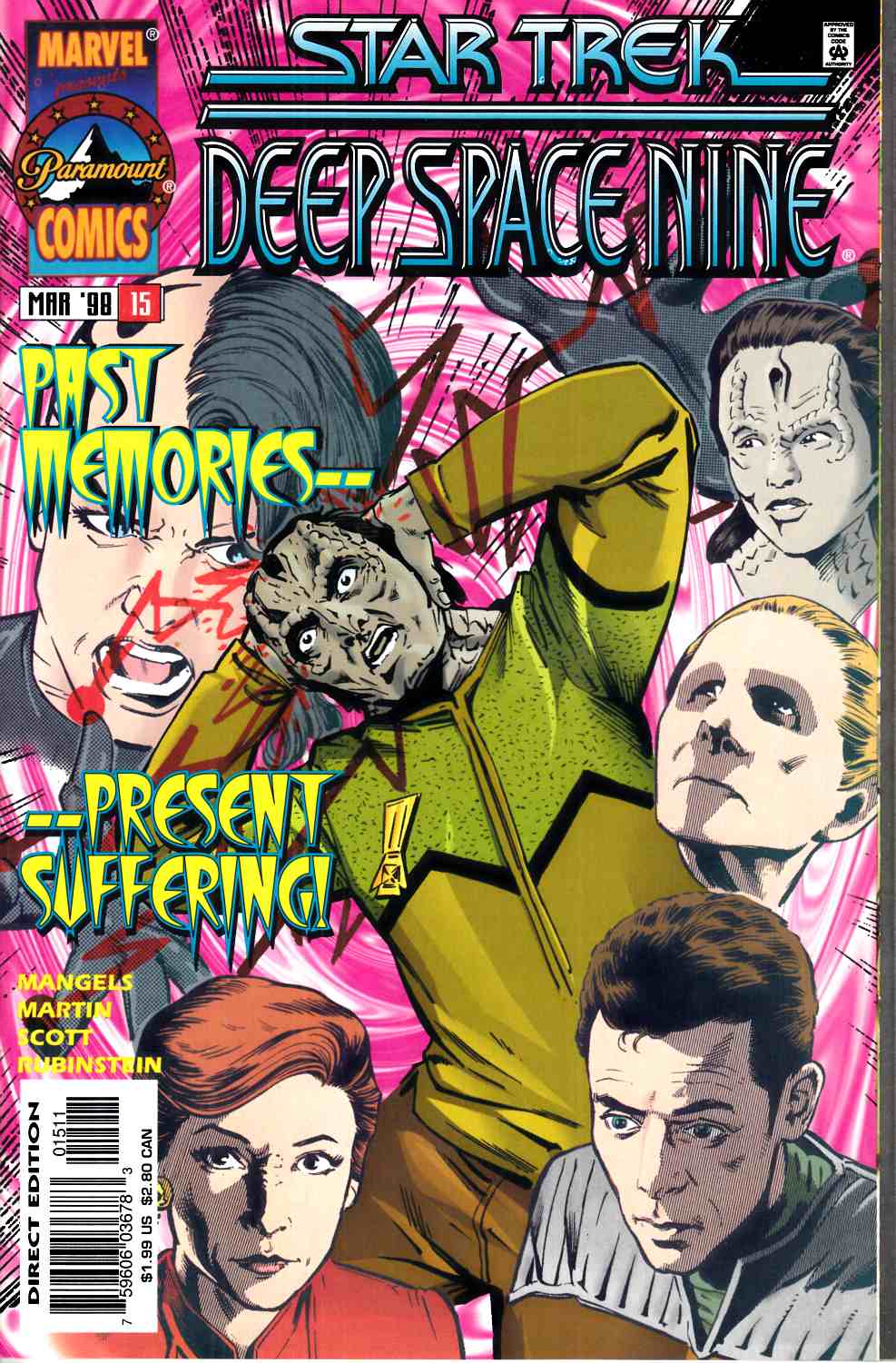 Star Trek Deep Space Nine #15 Near Mint (9.4) [Marvel Comic] LARGE