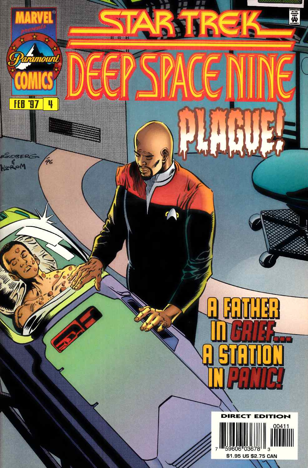 Star Trek Deep Space Nine #4 Near Mint (9.4) [Marvel Comic] THUMBNAIL