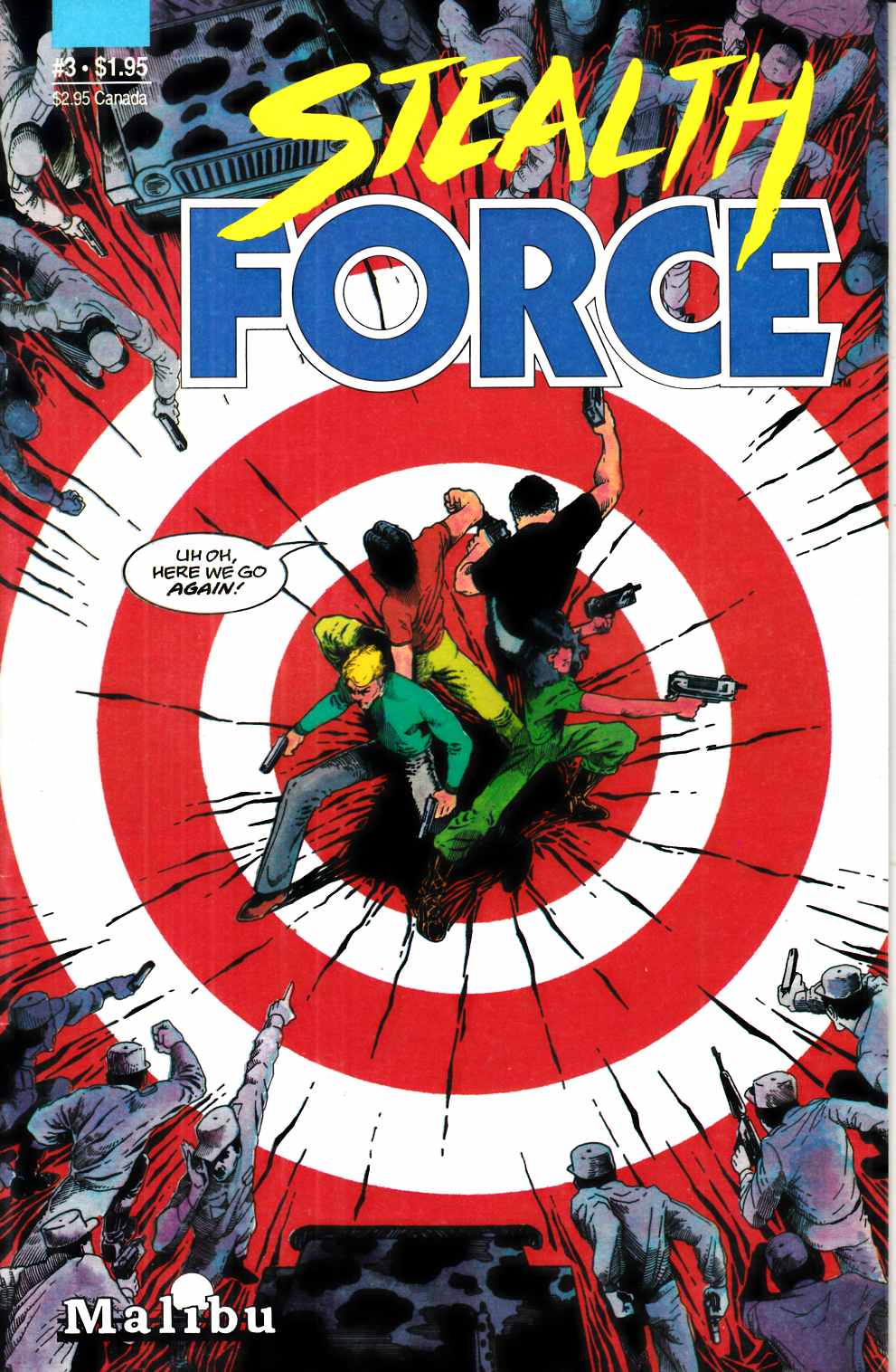 Stealth Force #3 Fine (6.0) [Malibu Comic] THUMBNAIL