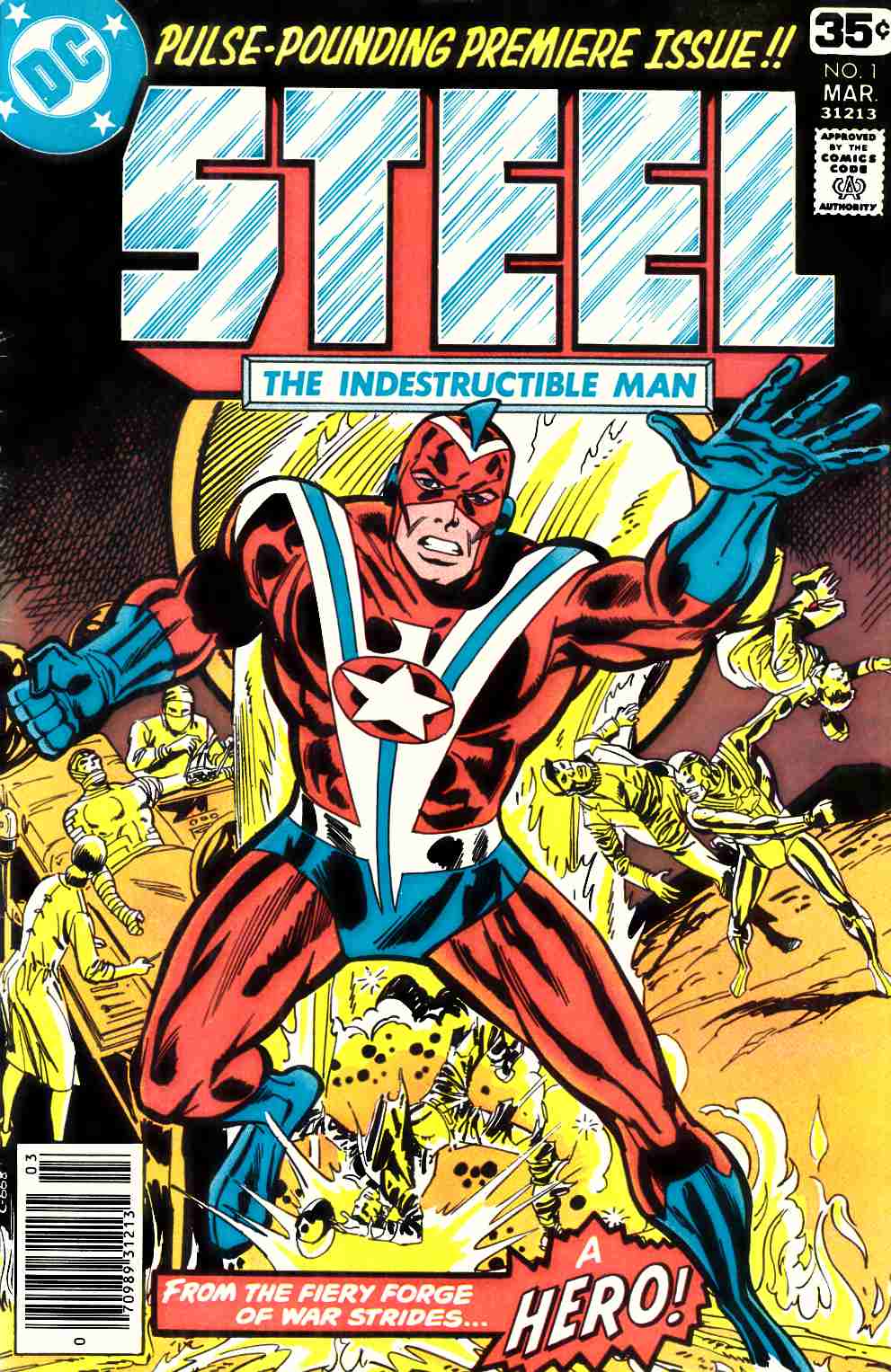 Steel the Indestructible Man #1 Fine (6.0) [DC Comic] LARGE