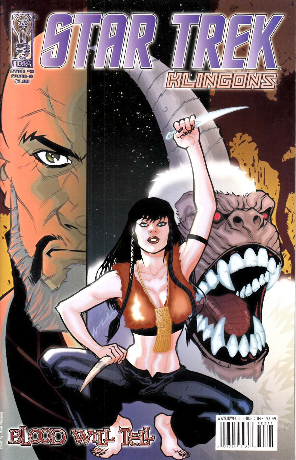 Star Trek Klingons Blood Will Tell #3 Cover B Near Mint (9.4) [IDW Comic] THUMBNAIL