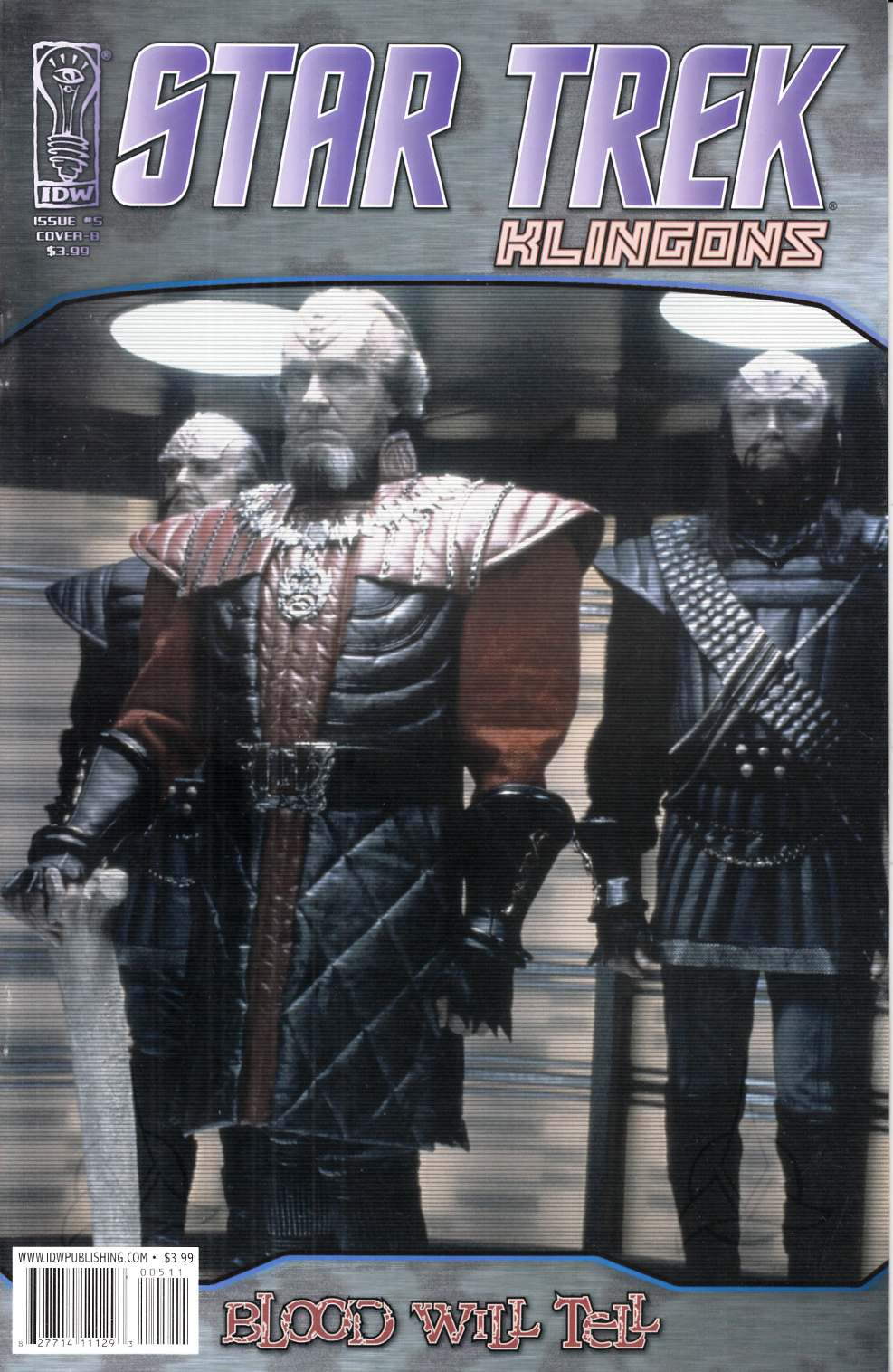 Star Trek Klingons Blood Will Tell #5 Cover B Near Mint (9.4) [IDW Comic] THUMBNAIL