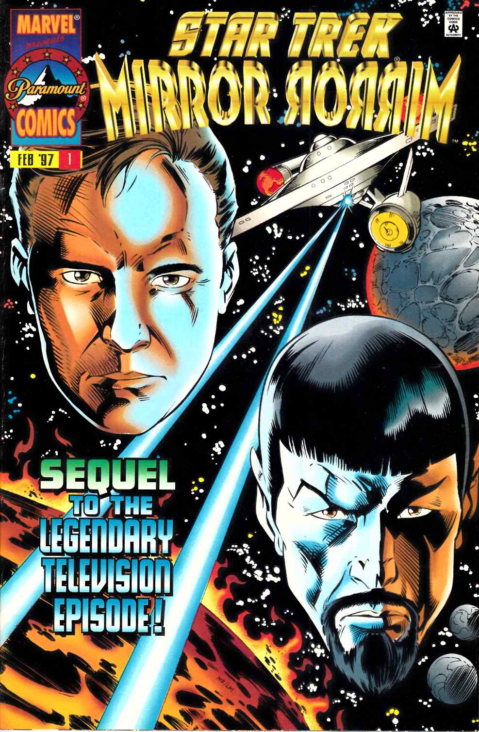 Star Trek Mirror Mirror #1 Very Fine (8.0) [Marvel Comic] LARGE