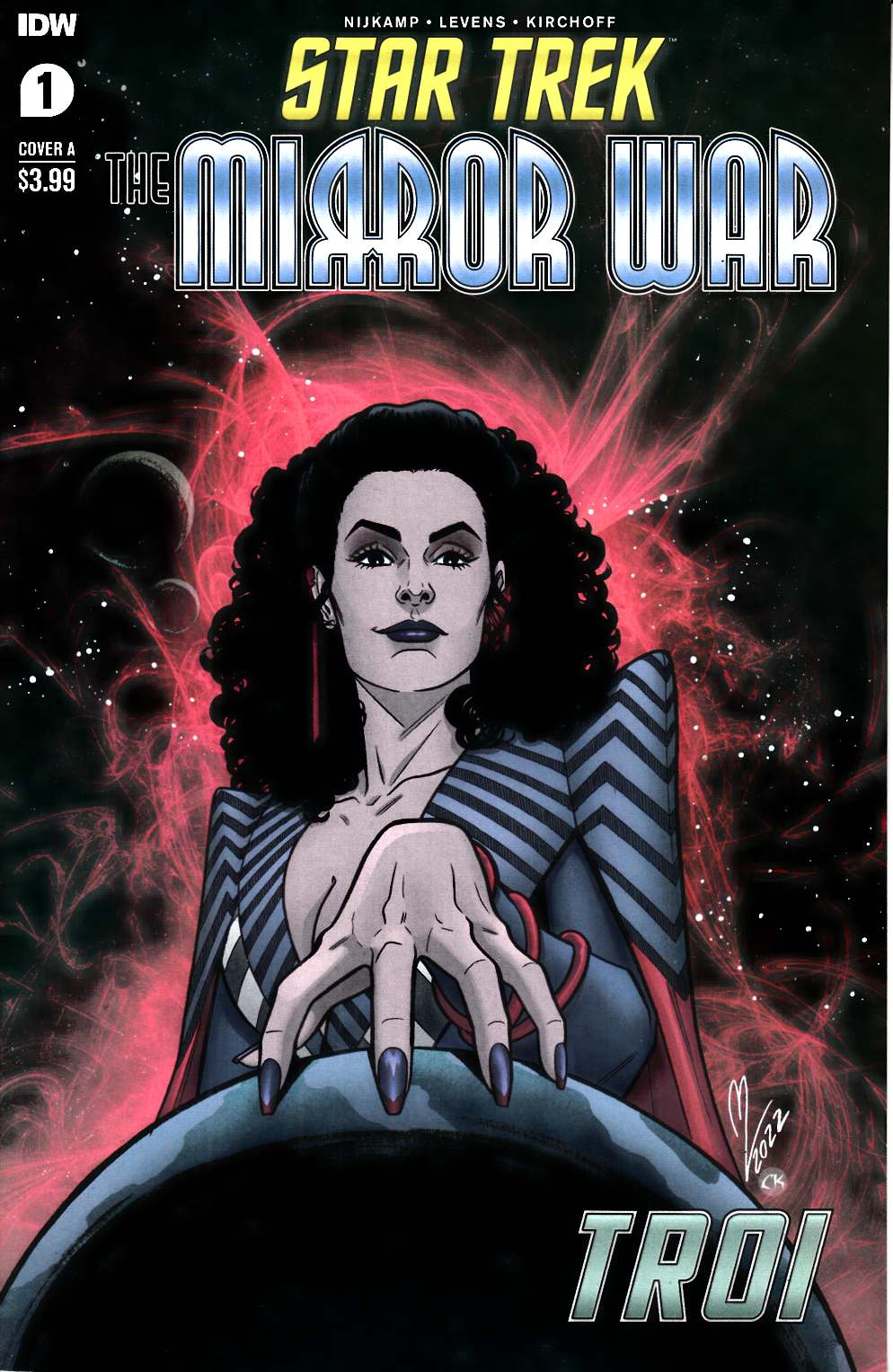 Star Trek Mirror War Troi #1 Near Mint (9.4) [IDW Comic] LARGE