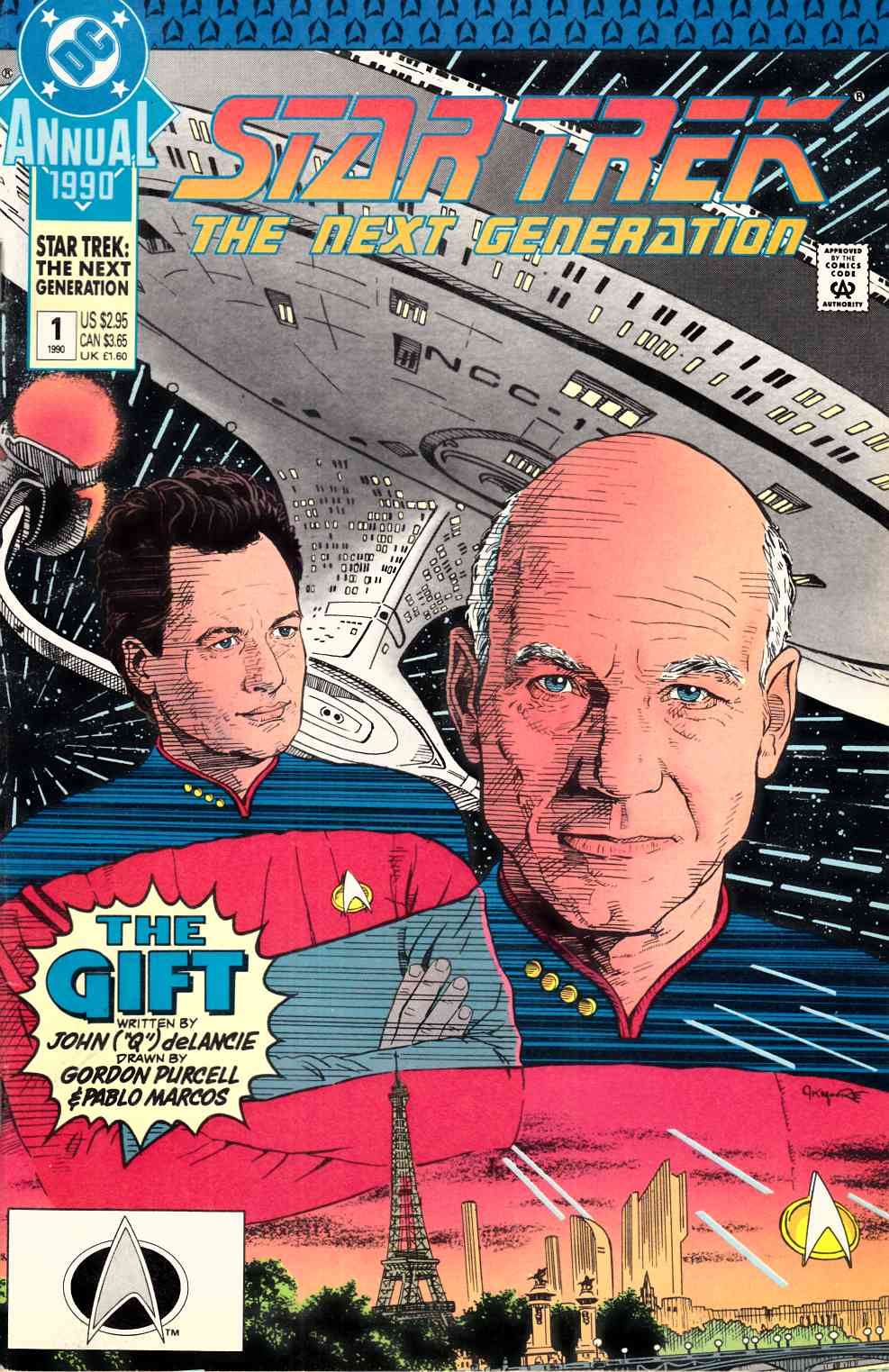 Star Trek Next Generation Annual #1 Very Fine (8.0) [DC Comic] LARGE