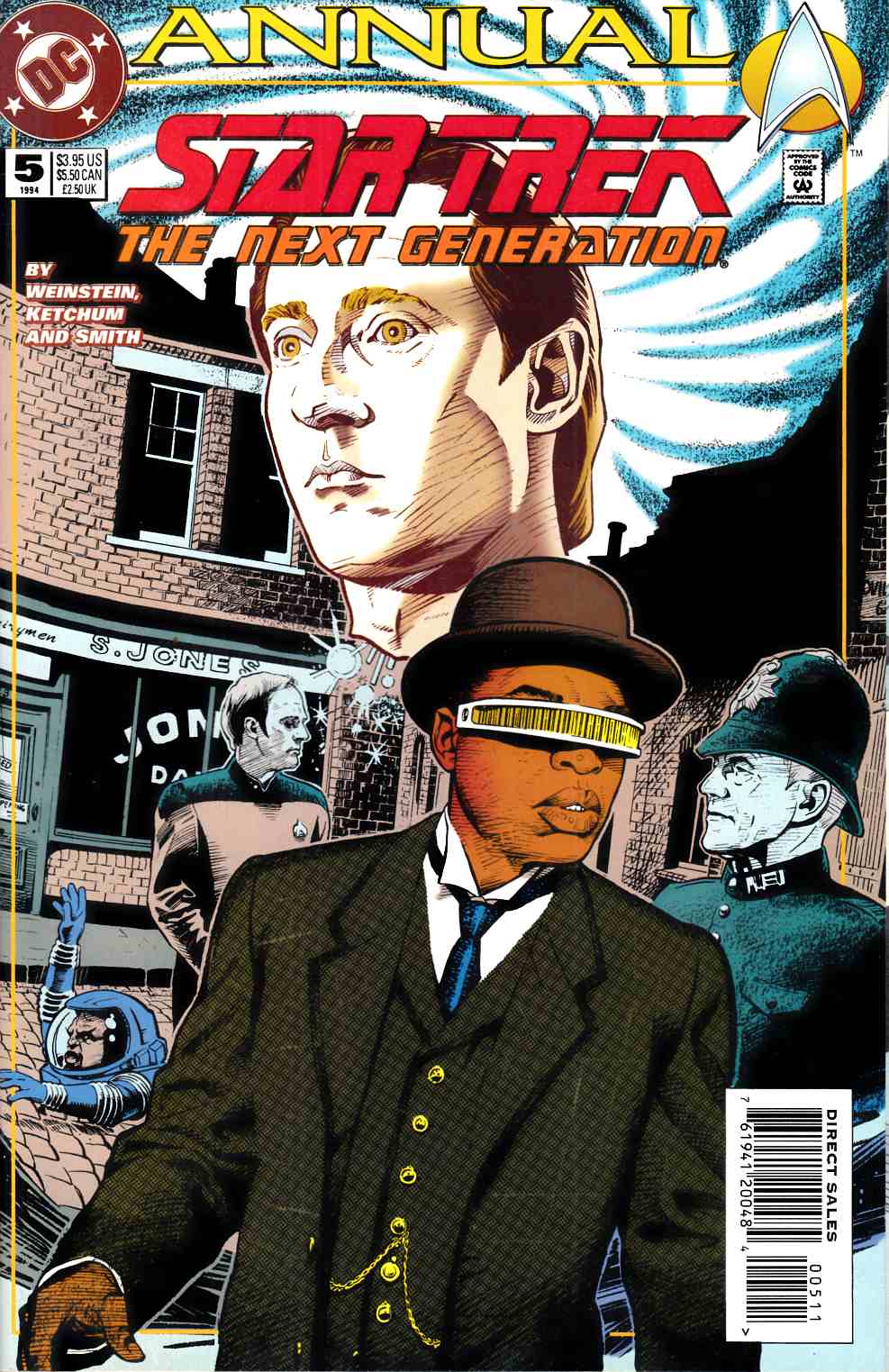 Star Trek Next Generation Annual #5 Near Mint (9.4) [DC Comic] THUMBNAIL