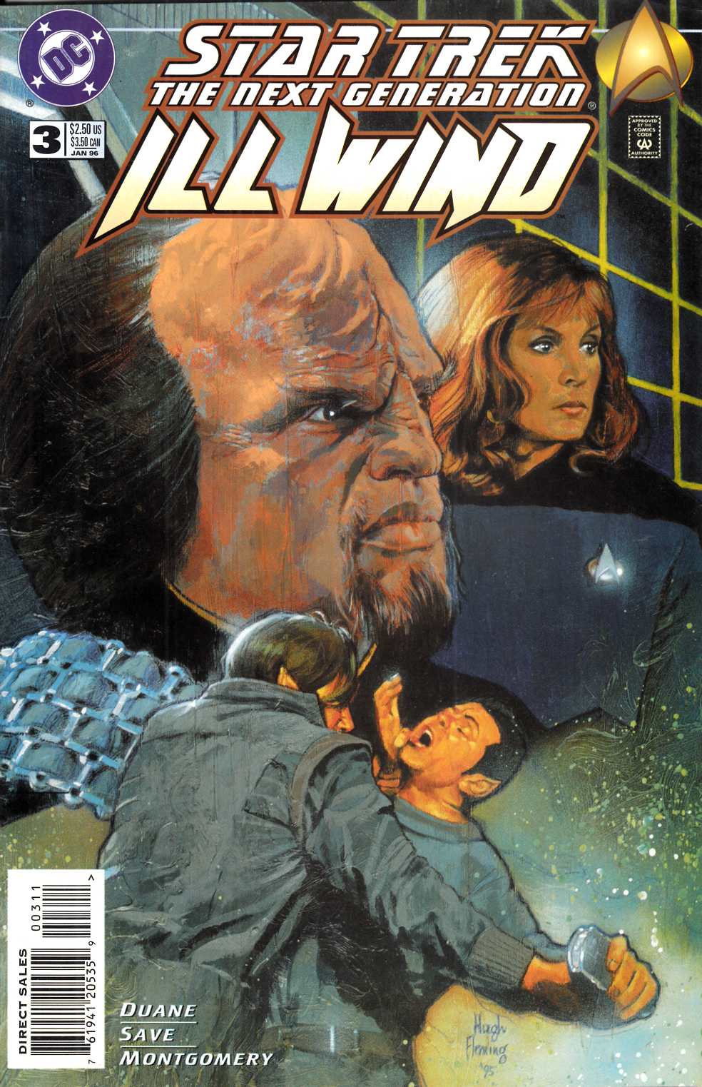 Star Trek Next Generation Ill Wind #3 Very Fine (8.0) [DC Comic] THUMBNAIL