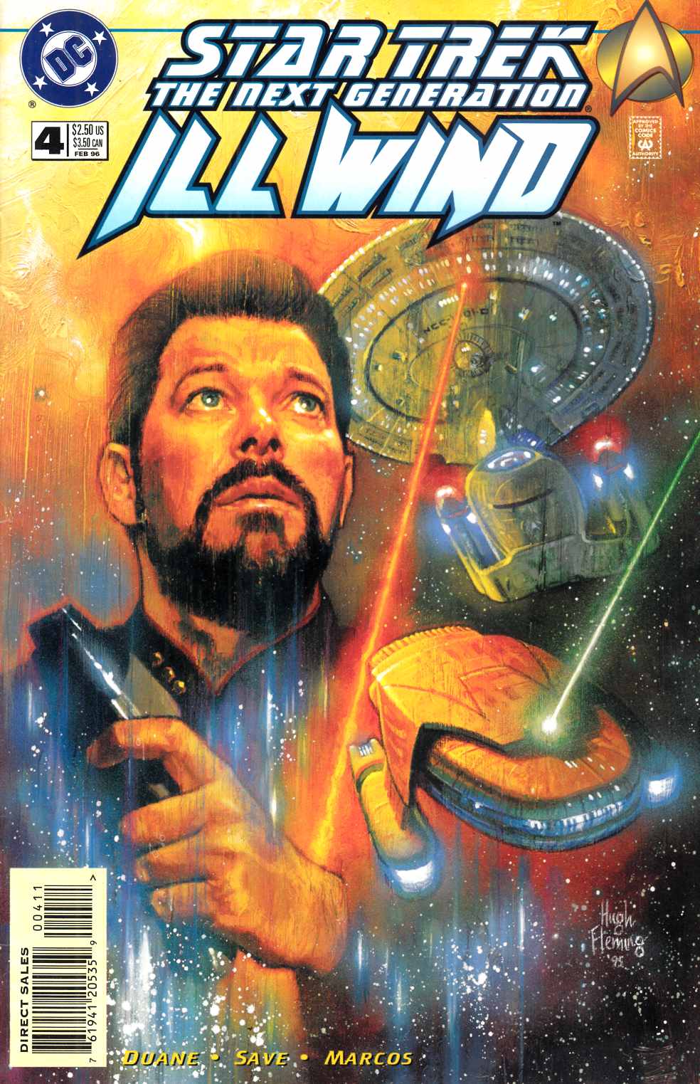 Star Trek Next Generation Ill Wind #4 Very Fine (8.0) [DC Comic] THUMBNAIL