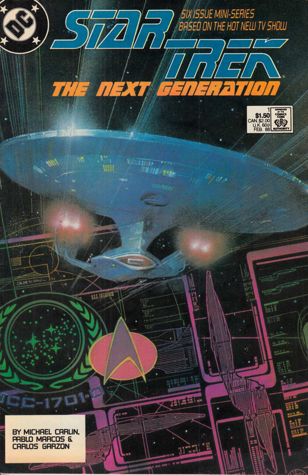 Star Trek Next Generation #1 Very Fine (8.0) [DC Comic] THUMBNAIL
