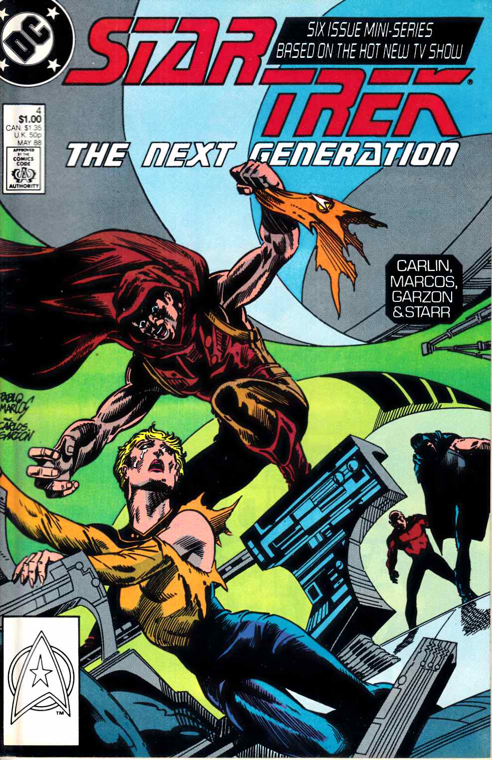 Star Trek Next Generation #4 Very Fine (8.0) [DC Comic] THUMBNAIL