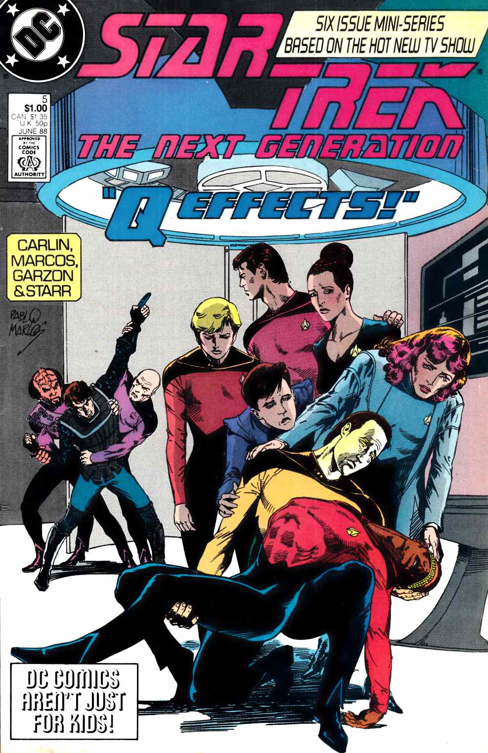 Star Trek Next Generation #5 Very Fine (8.0) [DC Comic] THUMBNAIL