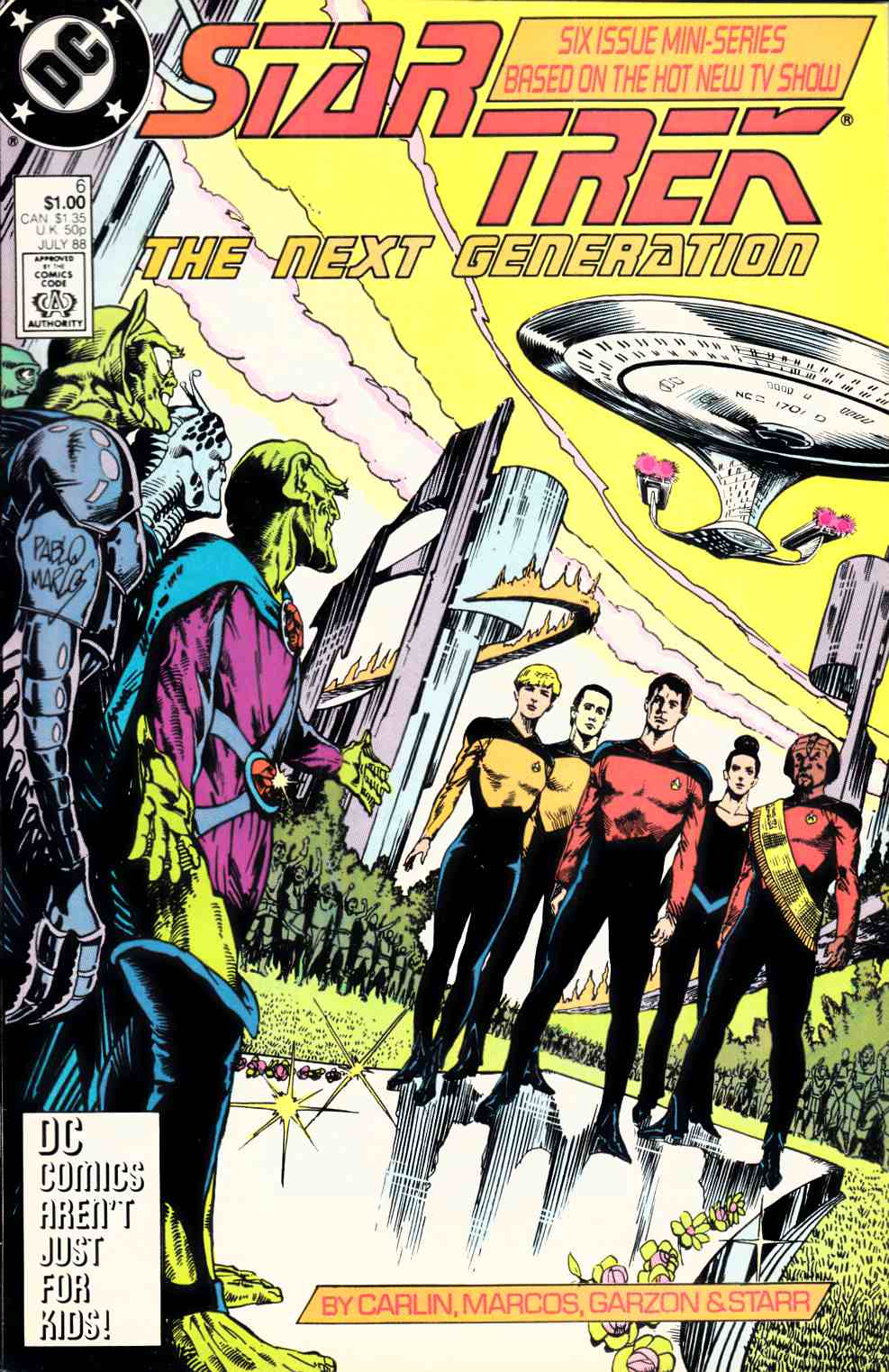 Star Trek Next Generation #6 Very Fine (8.0) [DC Comic] THUMBNAIL