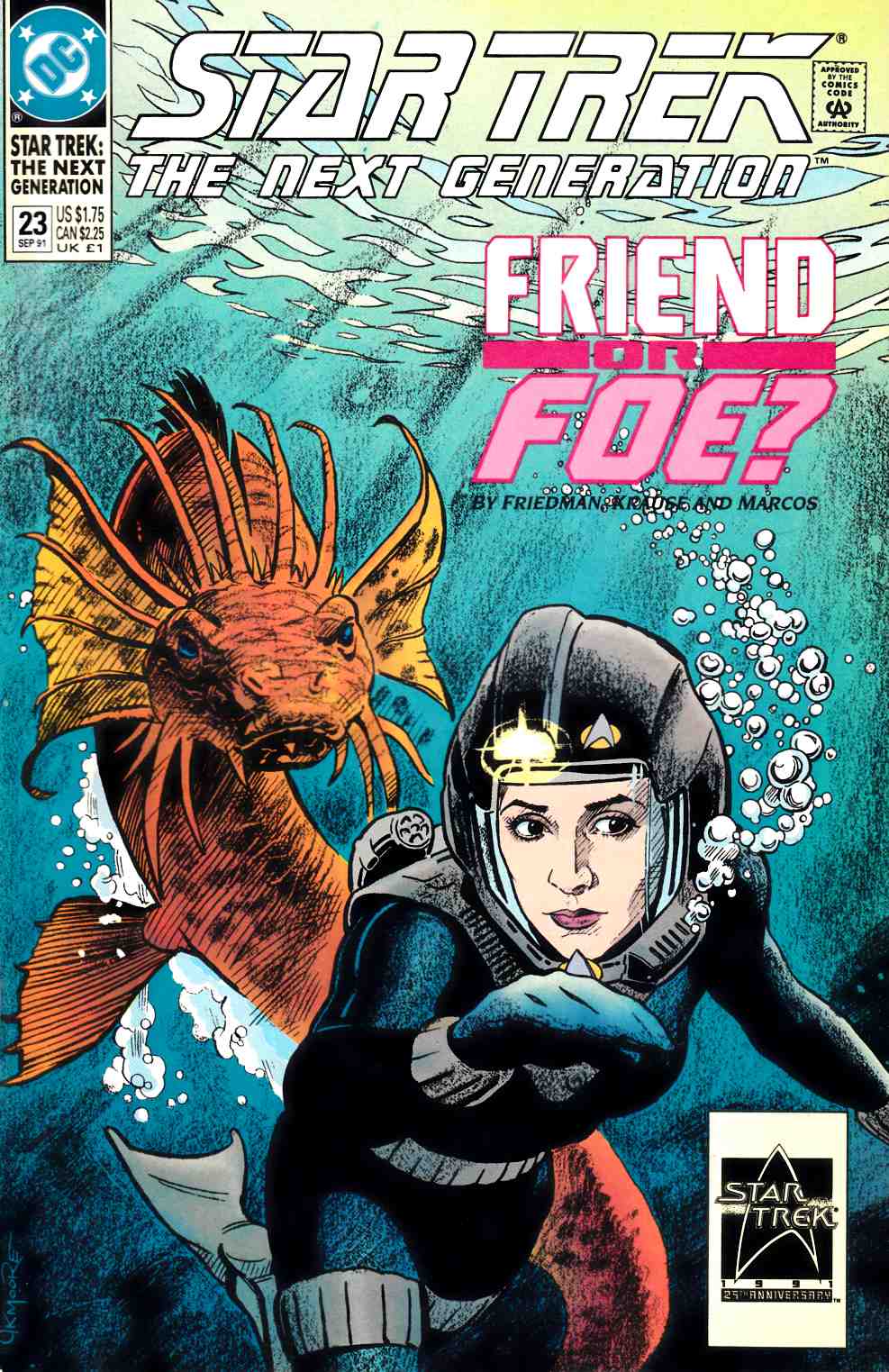 Star Trek Next Generation #23 Very Fine (8.0) [DC Comic] THUMBNAIL