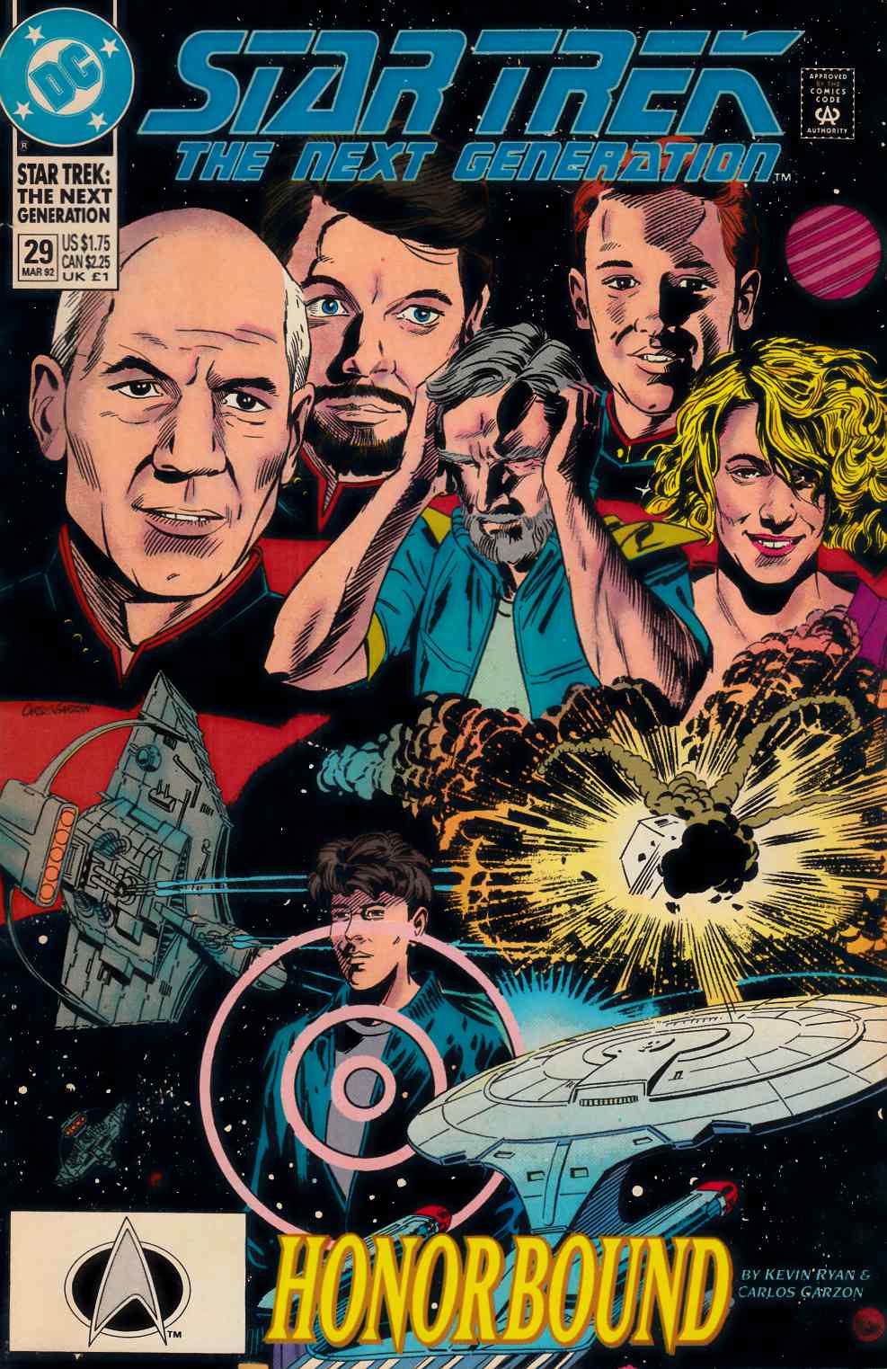 Star Trek Next Generation #29 Very Fine (8.0) [DC Comic] THUMBNAIL