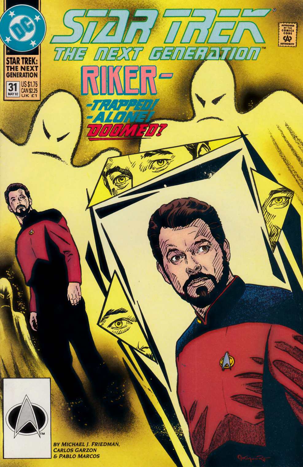 Star Trek Next Generation #31 Very Fine (8.0) [DC Comic] THUMBNAIL