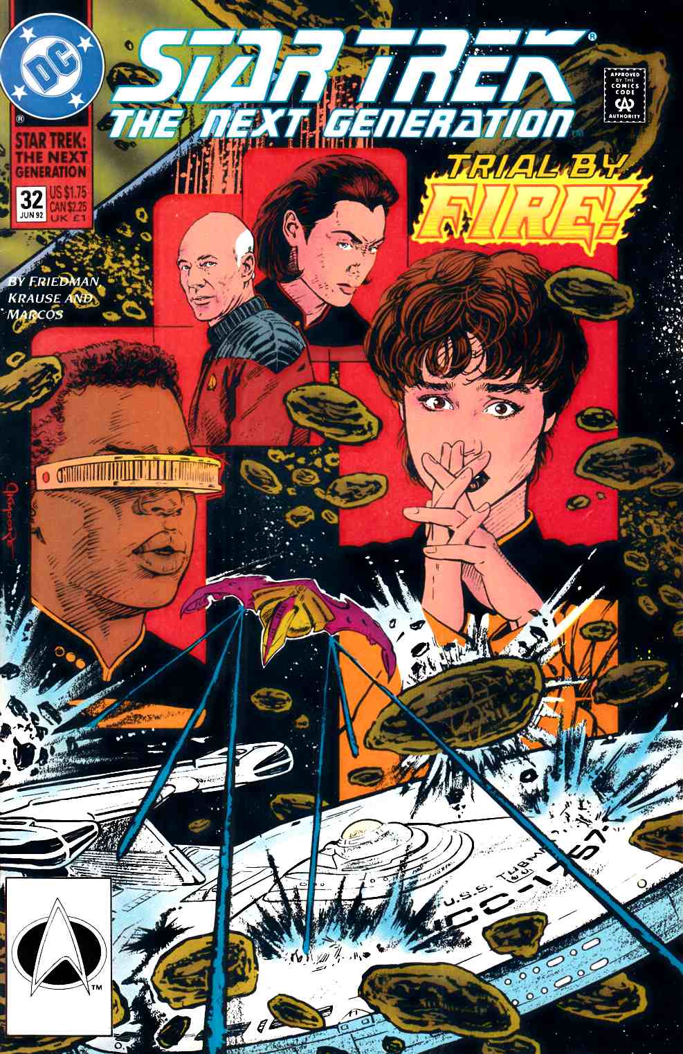 Star Trek Next Generation #32 Very Fine (8.0) [DC Comic] THUMBNAIL