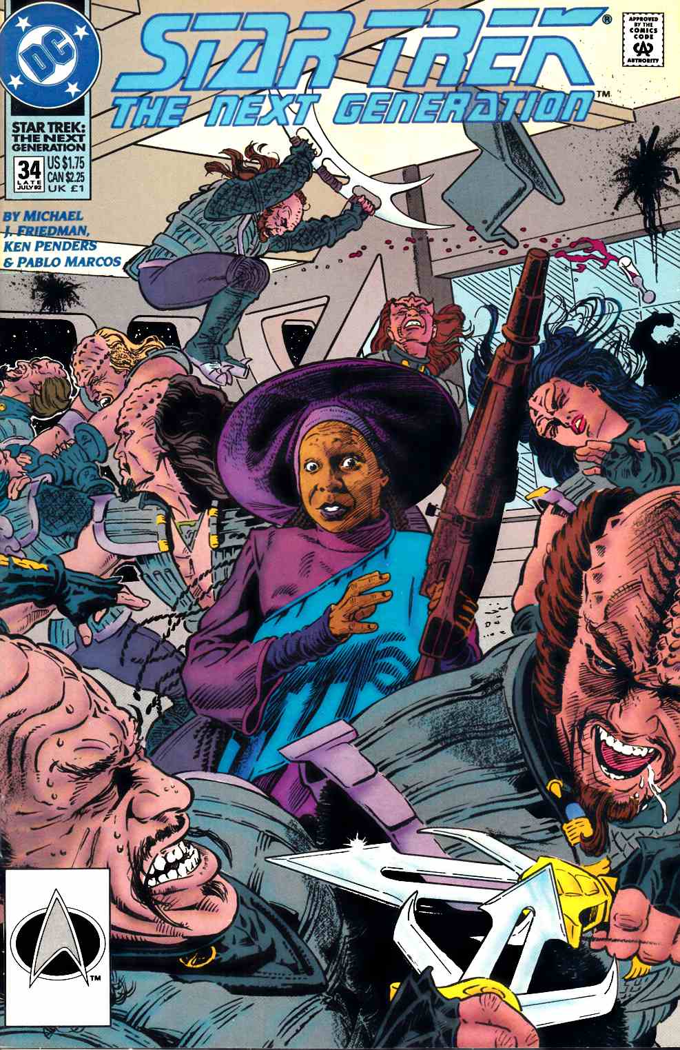 Star Trek Next Generation #34 Near Mint (9.4) [DC Comic] THUMBNAIL