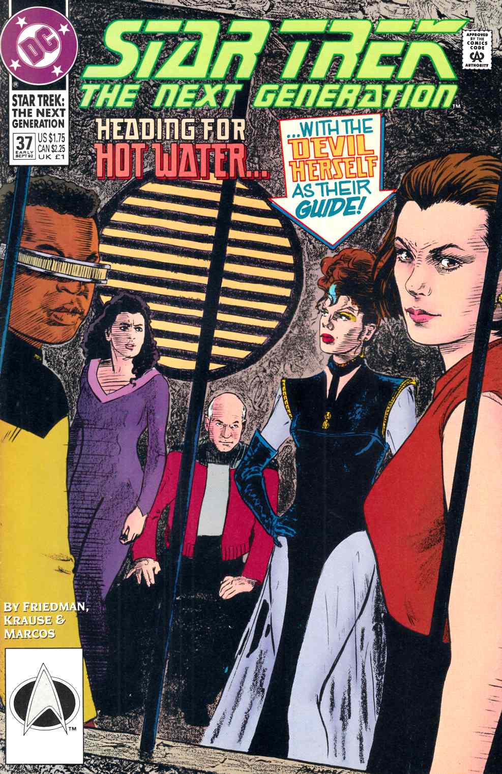 Star Trek Next Generation #37 Near Mint (9.4) [DC Comic] THUMBNAIL