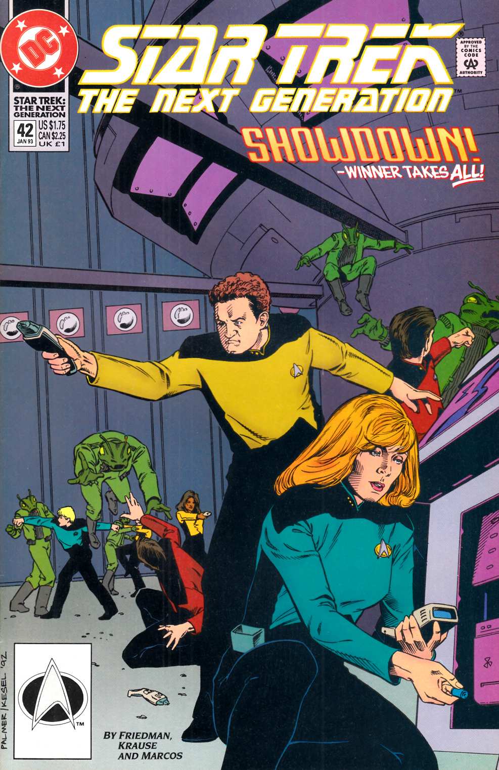 Star Trek Next Generation #42 Very Fine (8.0) [DC Comic] LARGE