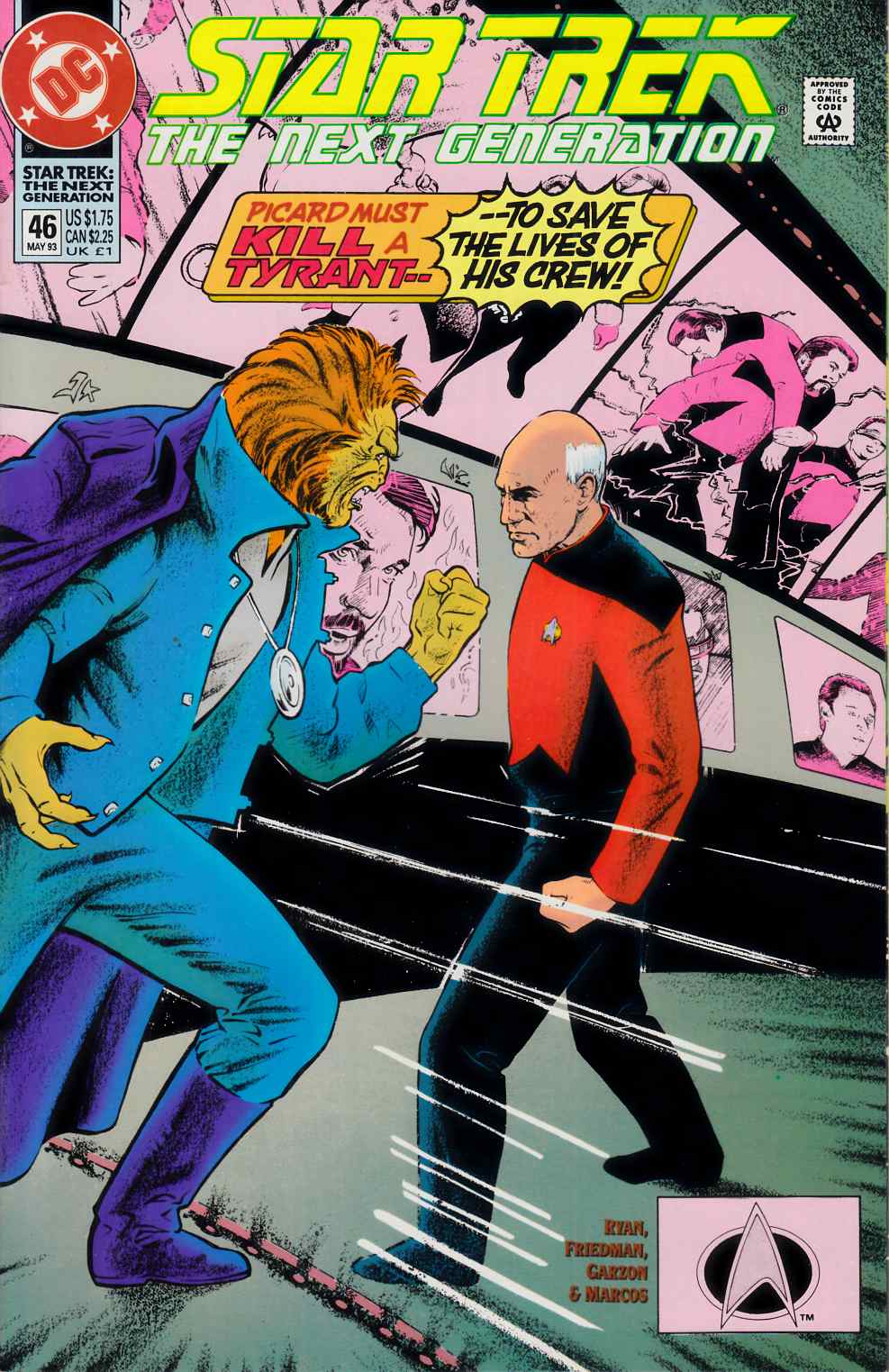 Star Trek Next Generation #46 Very Fine (8.0) [DC Comic] THUMBNAIL