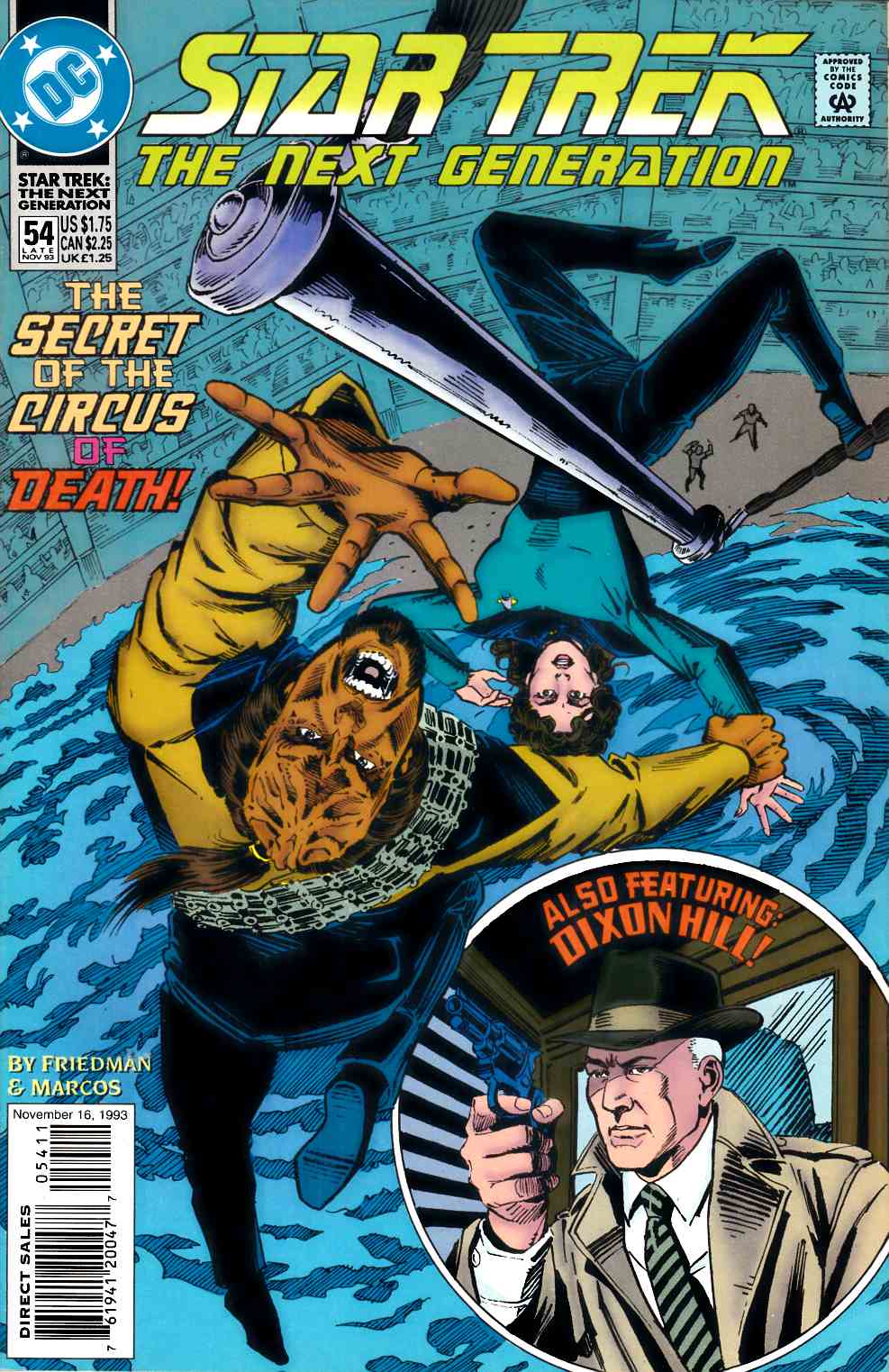Star Trek Next Generation #54 Very Fine (8.0) [DC Comic] LARGE