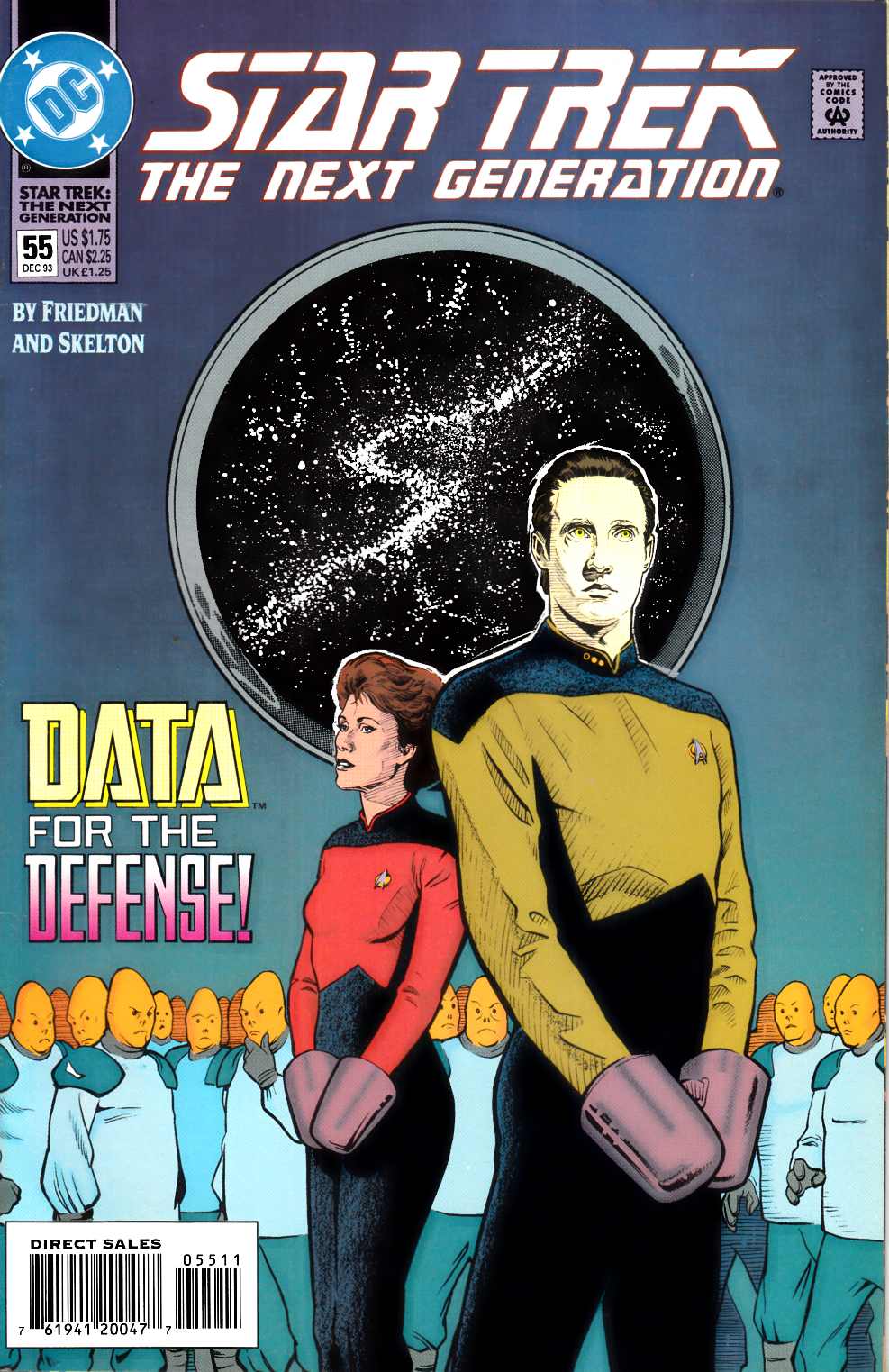 Star Trek Next Generation #55 Very Fine (8.0) [DC Comic] THUMBNAIL