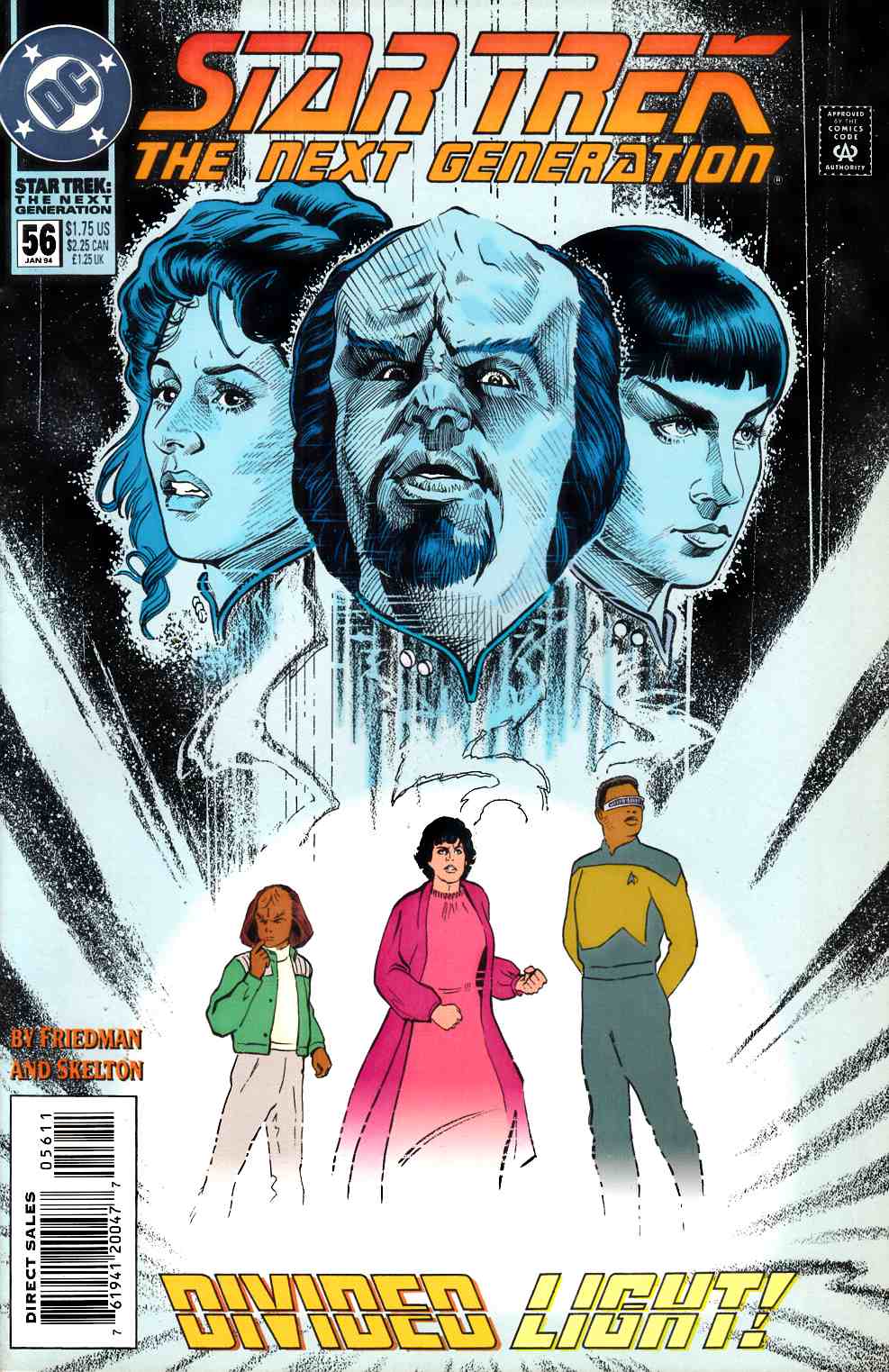 Star Trek Next Generation #56 Near Mint (9.4) [DC Comic] LARGE