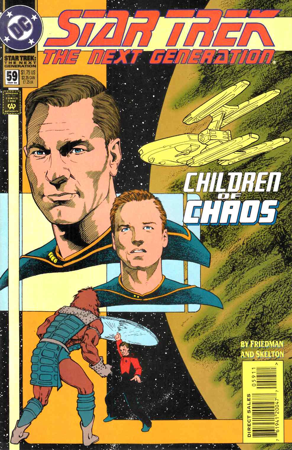 Star Trek Next Generation #59 Near Mint (9.4) [DC Comic] THUMBNAIL