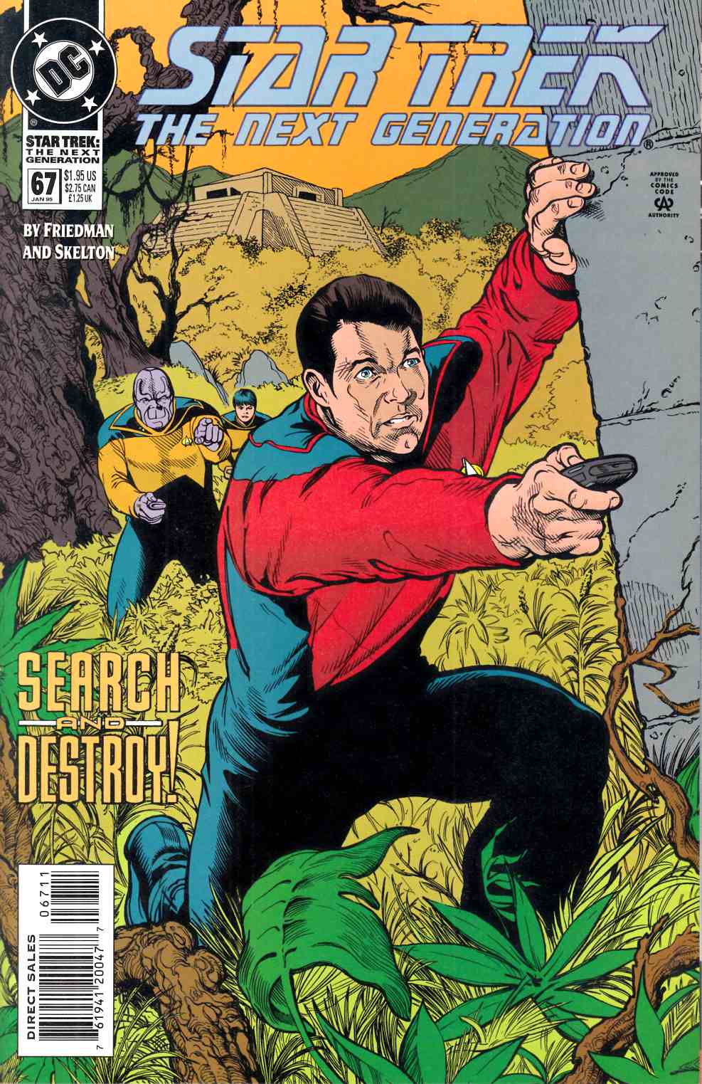 Star Trek Next Generation #67 Near Mint (9.4) [DC Comic] LARGE