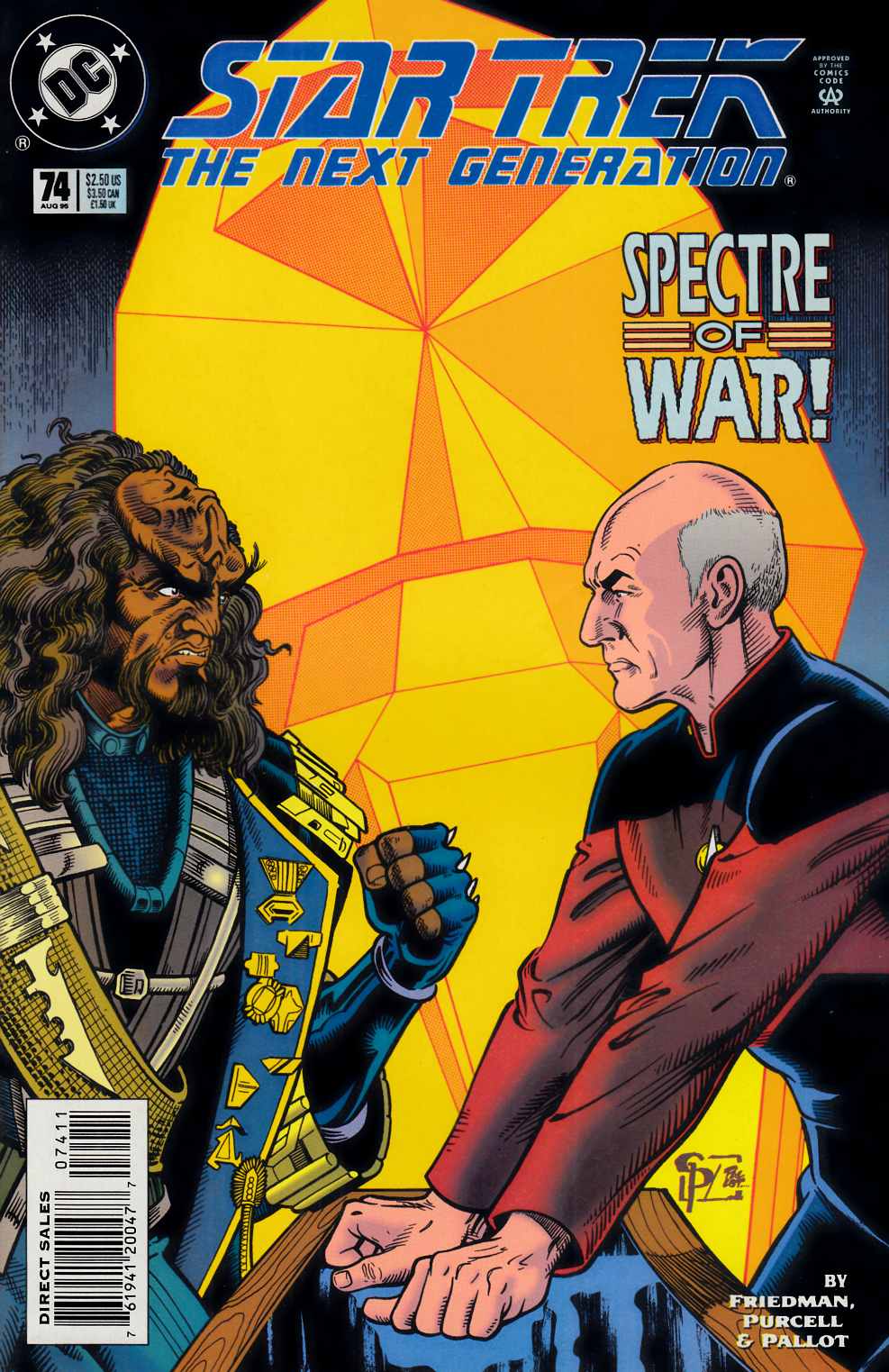 Star Trek Next Generation #74 Very Fine (8.0) [DC Comic] LARGE