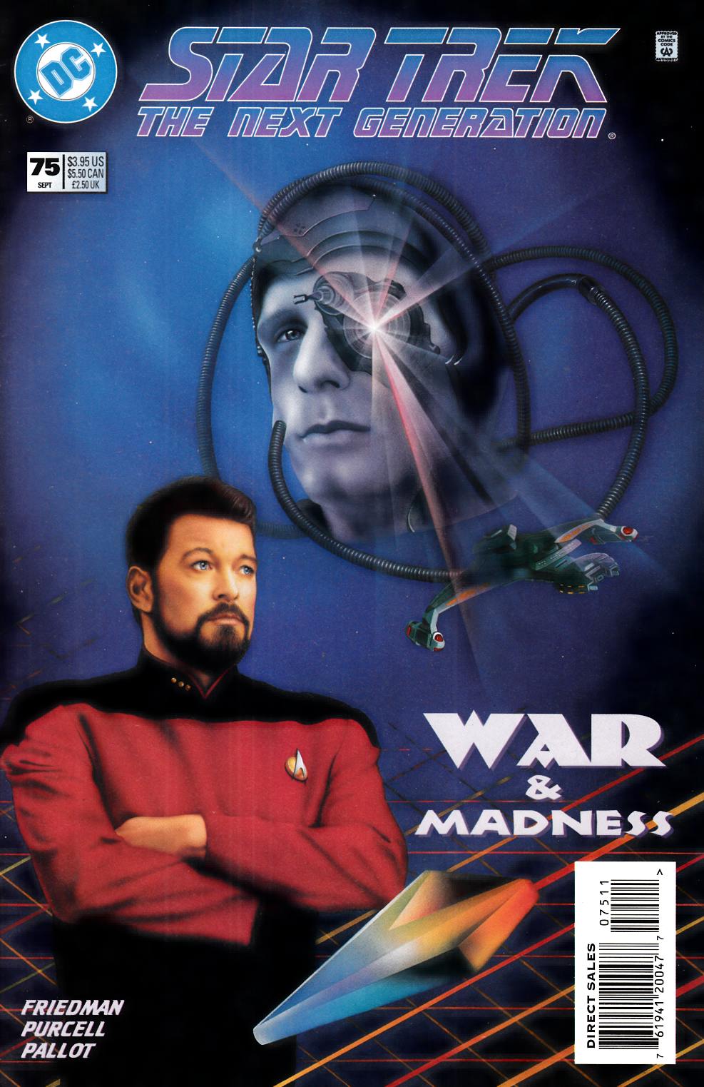 Star Trek Next Generation #75 Very Fine (8.0) [DC Comic] THUMBNAIL