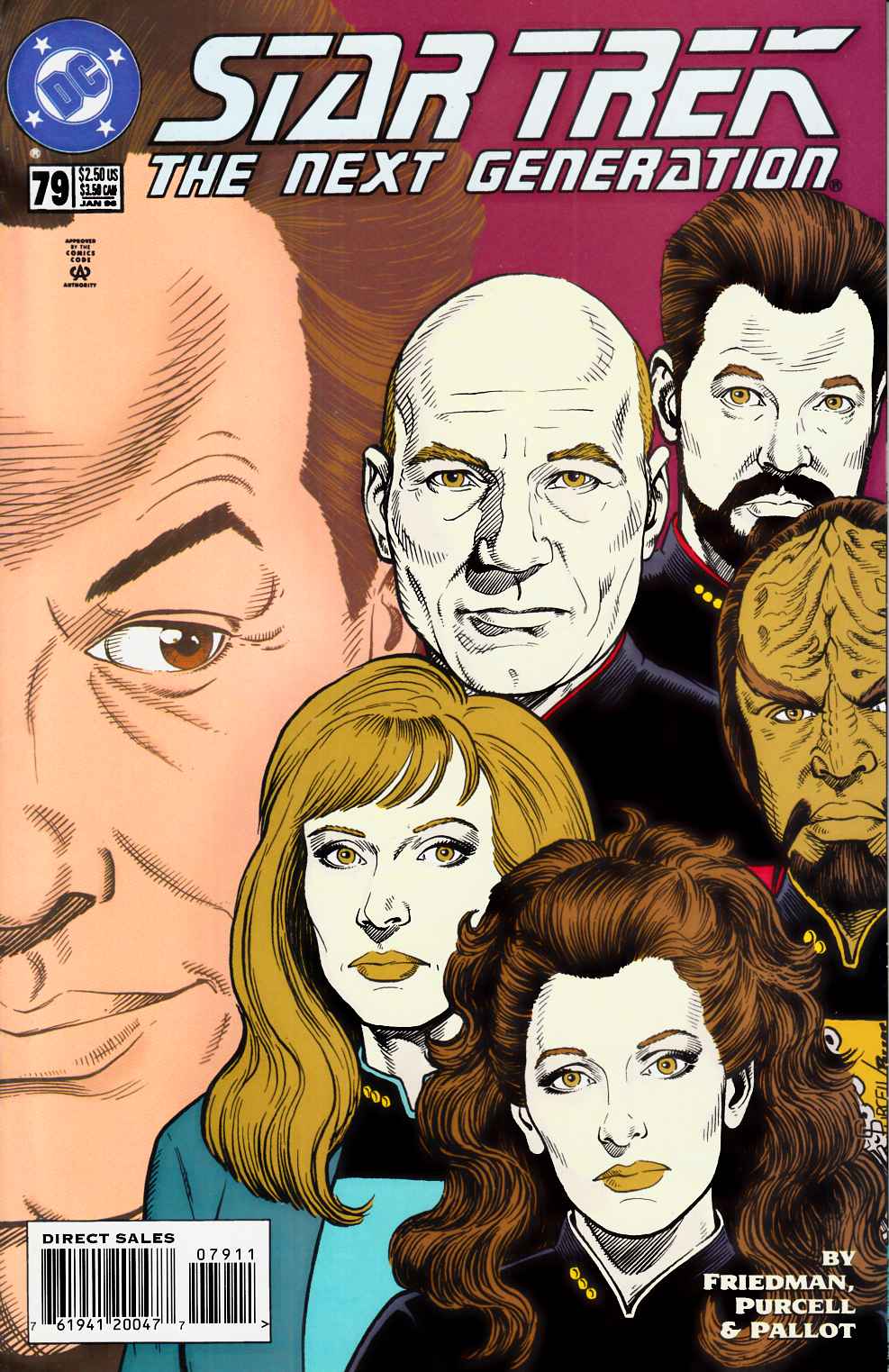 Star Trek Next Generation #79 Very Fine (8.0) [DC Comic] LARGE